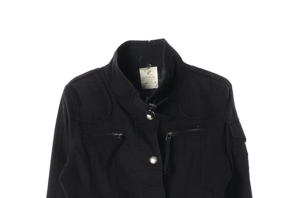 SHINE 블랙 포켓 유틸리티 자켓 F 상품이미지3