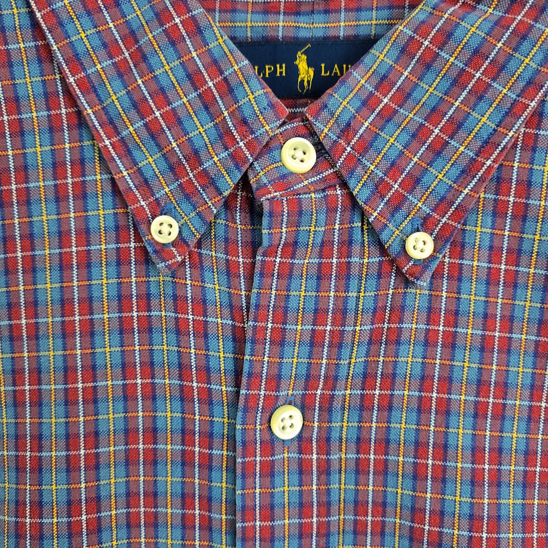 폴로 랄프로렌 Polo 남방 체크 셔츠 XXL 상품이미지2