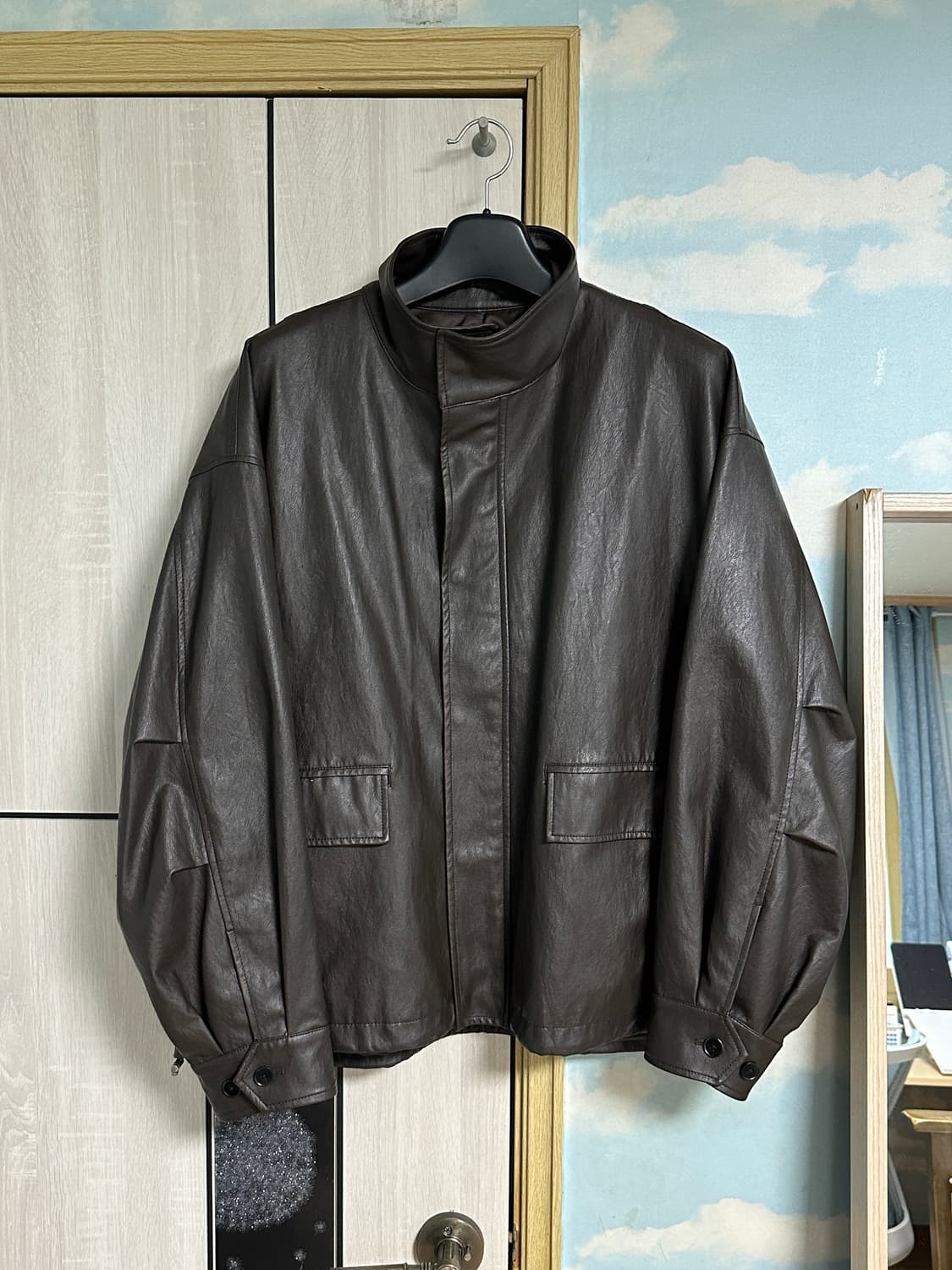 (XL) 247시리즈 레더 필드 자켓 BROWN 상품이미지2