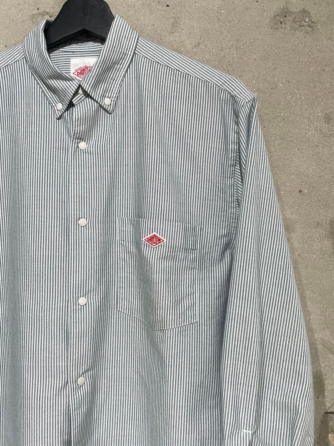 단톤 쿨맥스 스트라이프 옥스포드 B.D 셔츠 상품이미지3