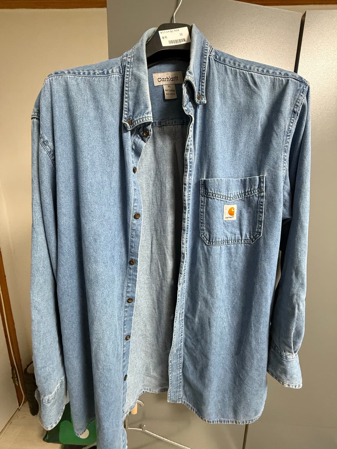 칼하트 데님 셔츠 상품이미지1