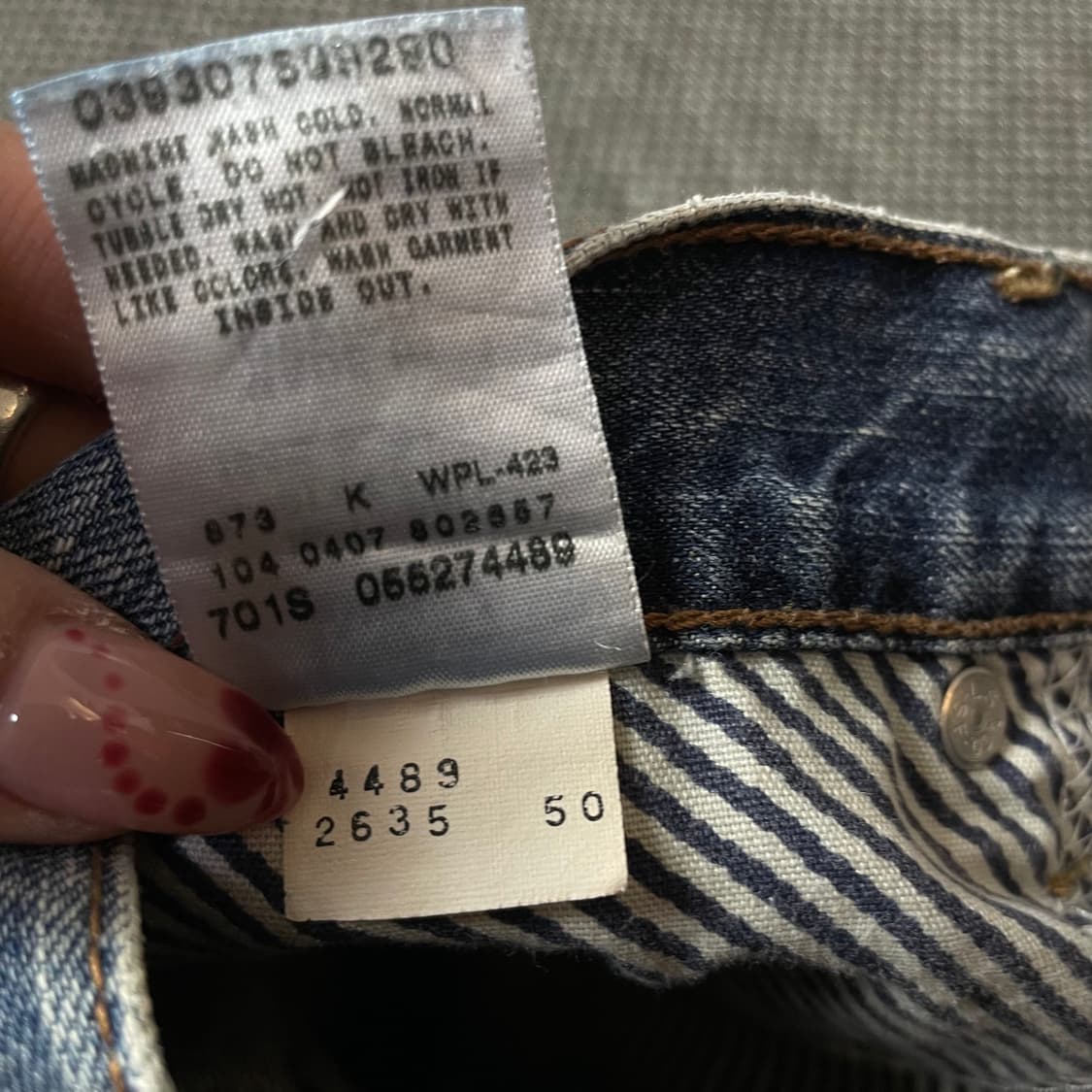 (32) 리바이스 527 32X32 워싱 데님 팬츠 로우부츠컷 상품이미지5