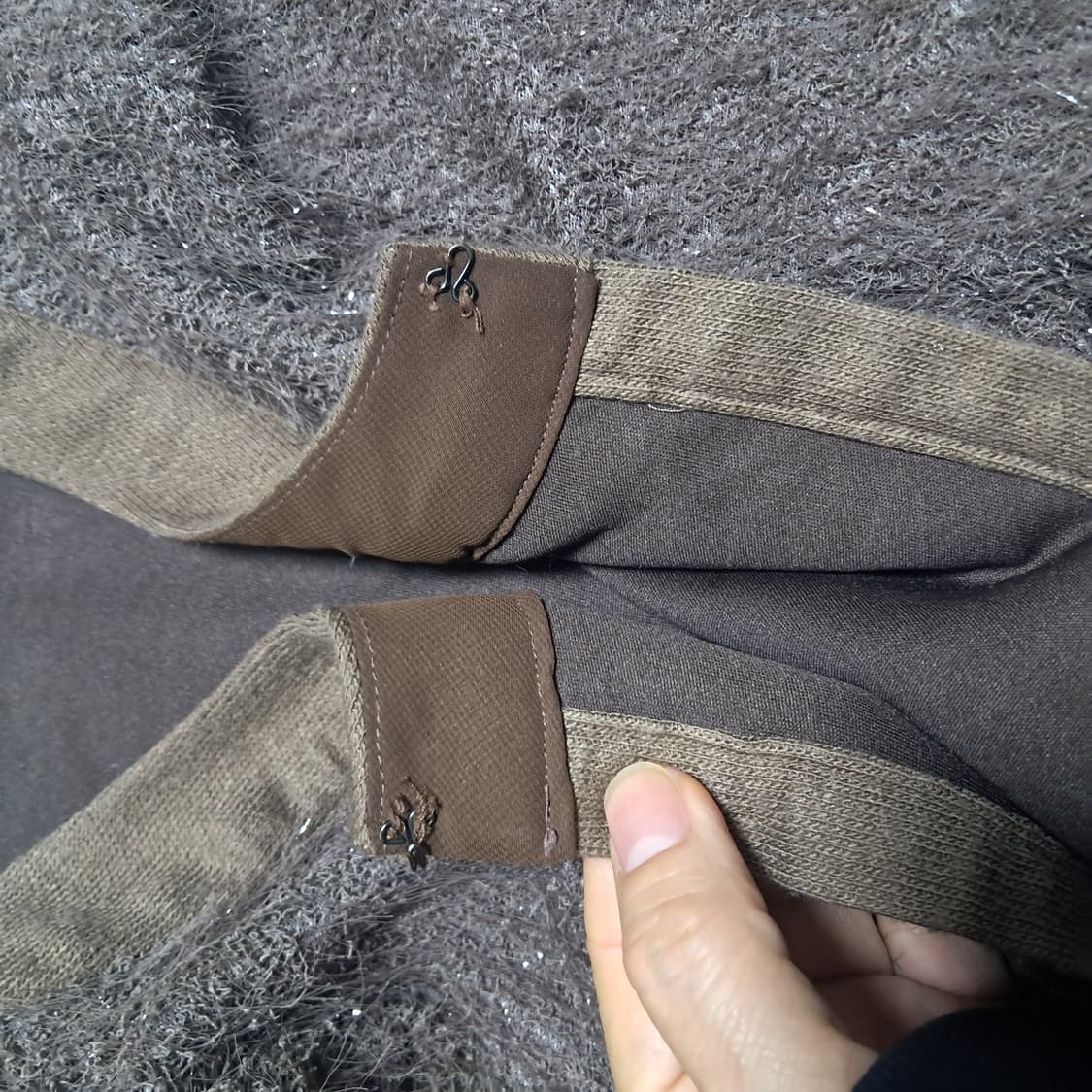 잇미샤 브라운 펄 가디건 44~55(상태상급) 상품이미지8