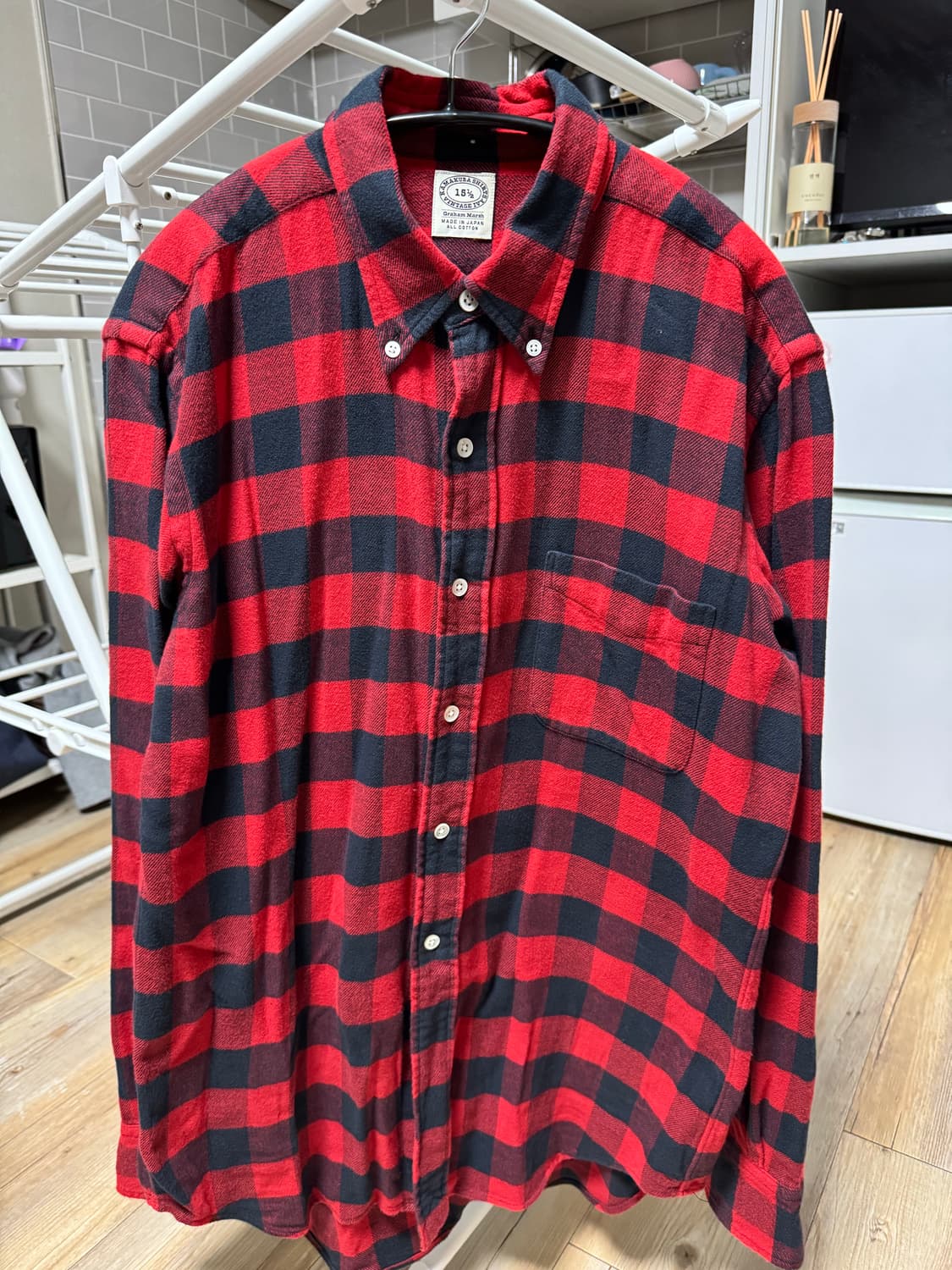 kamakura shirts 카마쿠라 셔츠 버팔로 체크 팝니다 상품이미지3