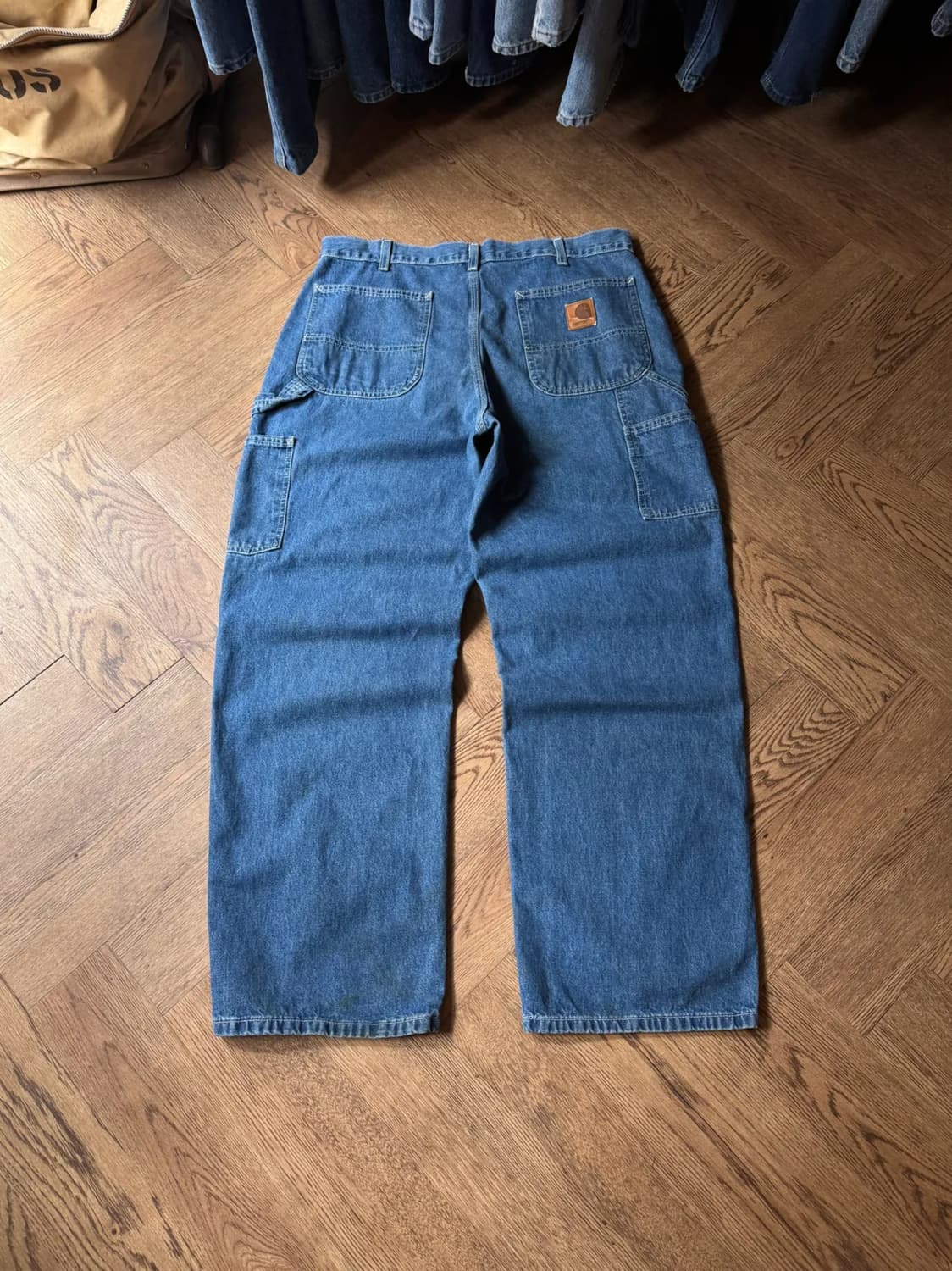 [36]칼하트 USA 싱글니 카펜터 워크 데님 팬츠 상품이미지1