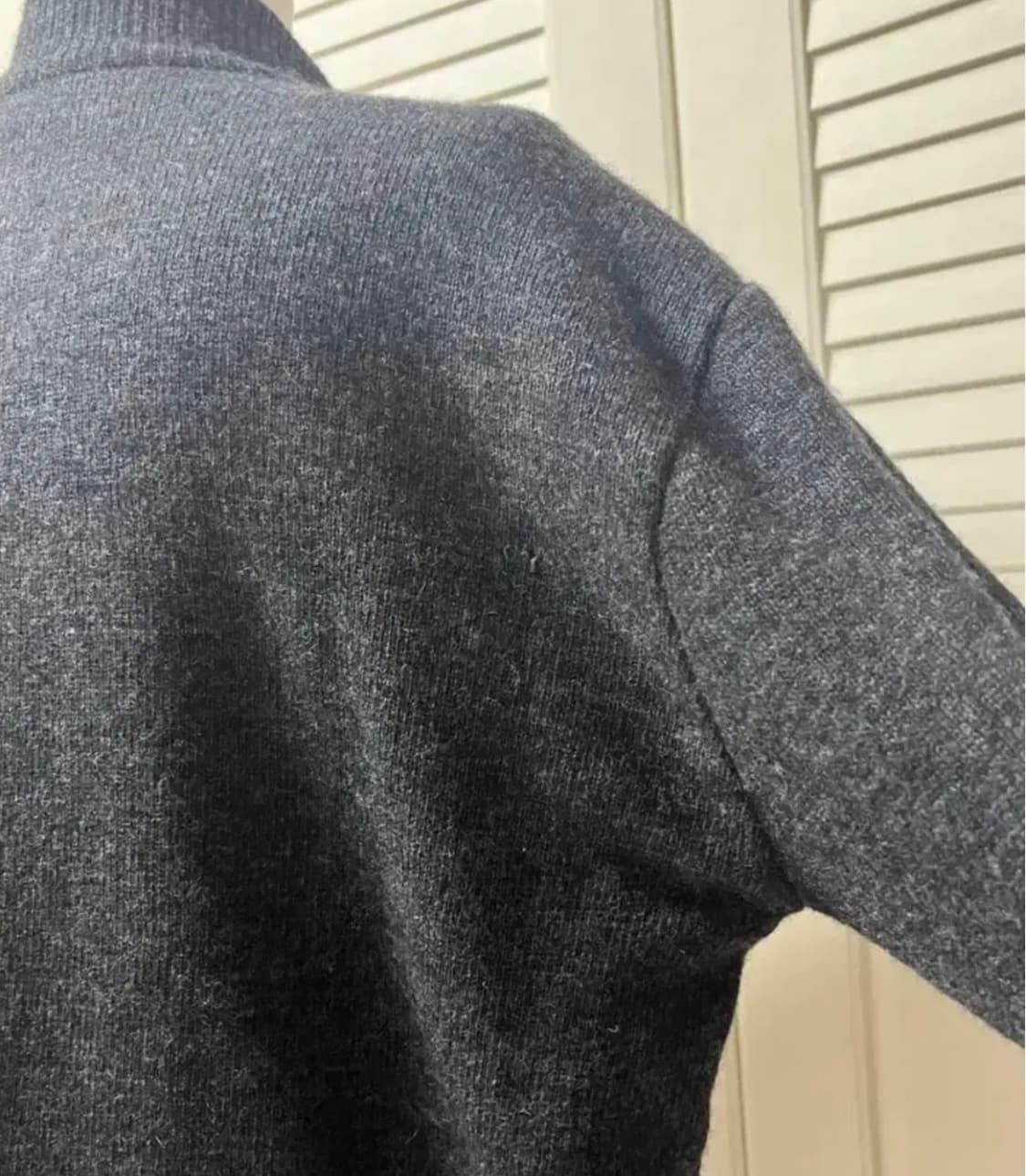 빈티지 코디셋 세로 스트라이프 니트 집업 가디건 트위드체크 원피스 상품이미지8