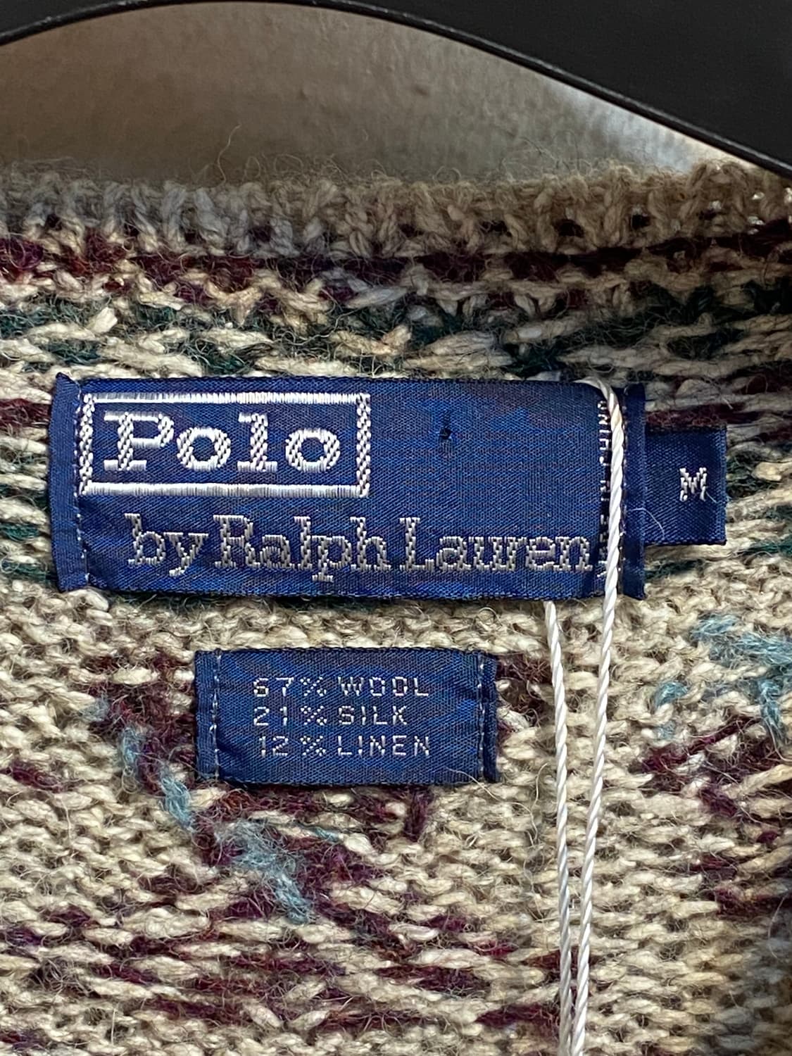 폴로 랄프로렌 패턴 브이넥 니트 스웨터 상품이미지5