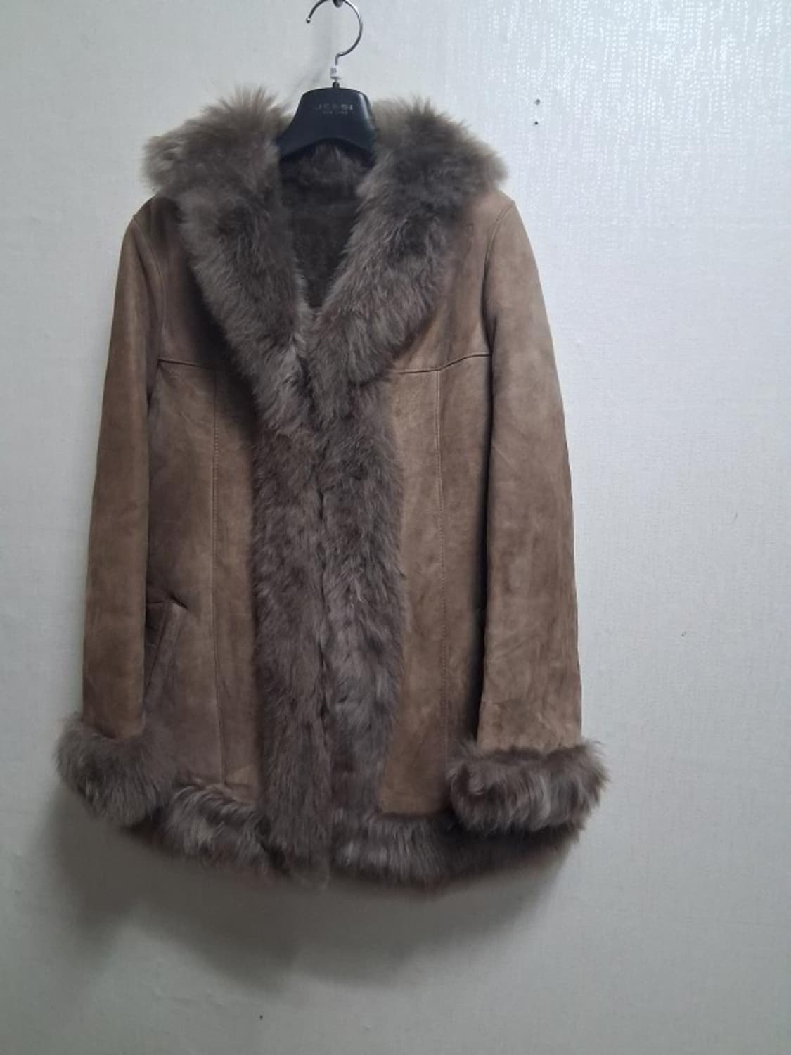 일본구제 스페인산 양털무스탕쟈켓 여성 마른 55까지적당   상품이미지1