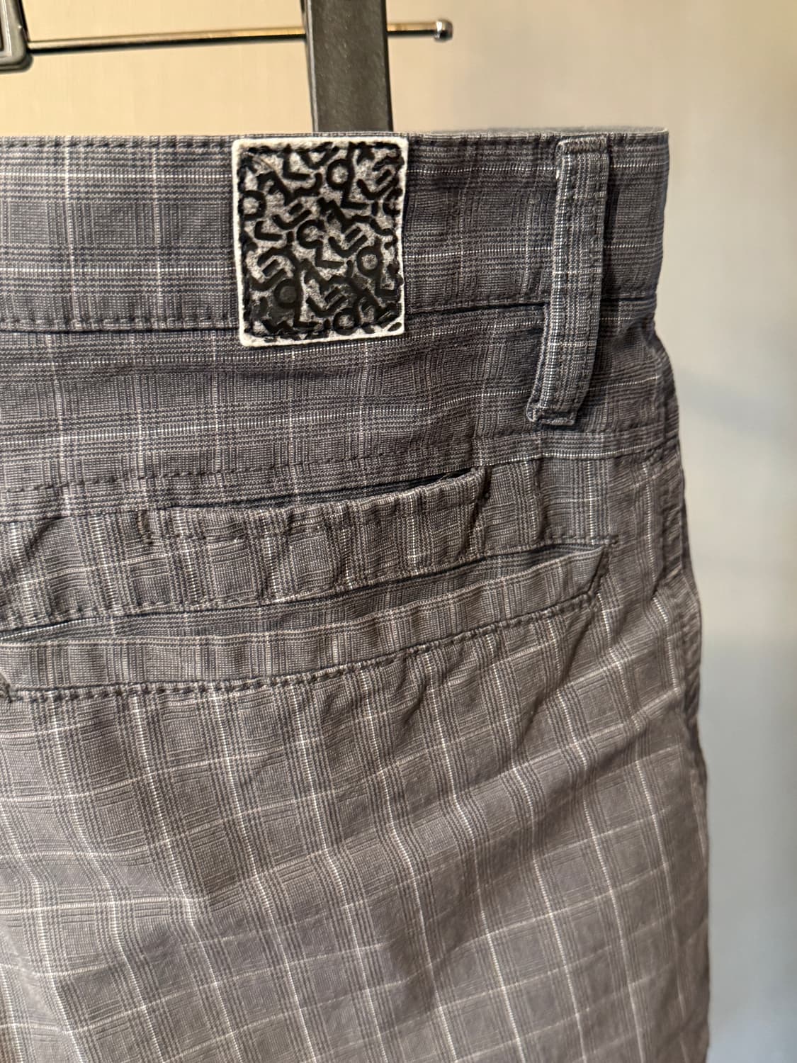 오클리 빈티지 체크 반바지 상품이미지3