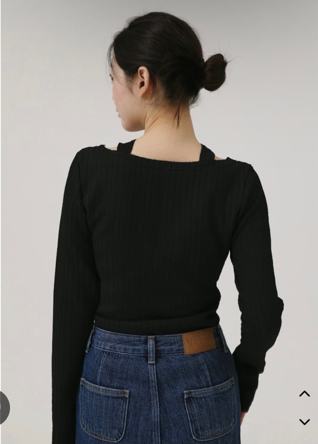 유제 리버시블 보트넥 탑 S 상품이미지2