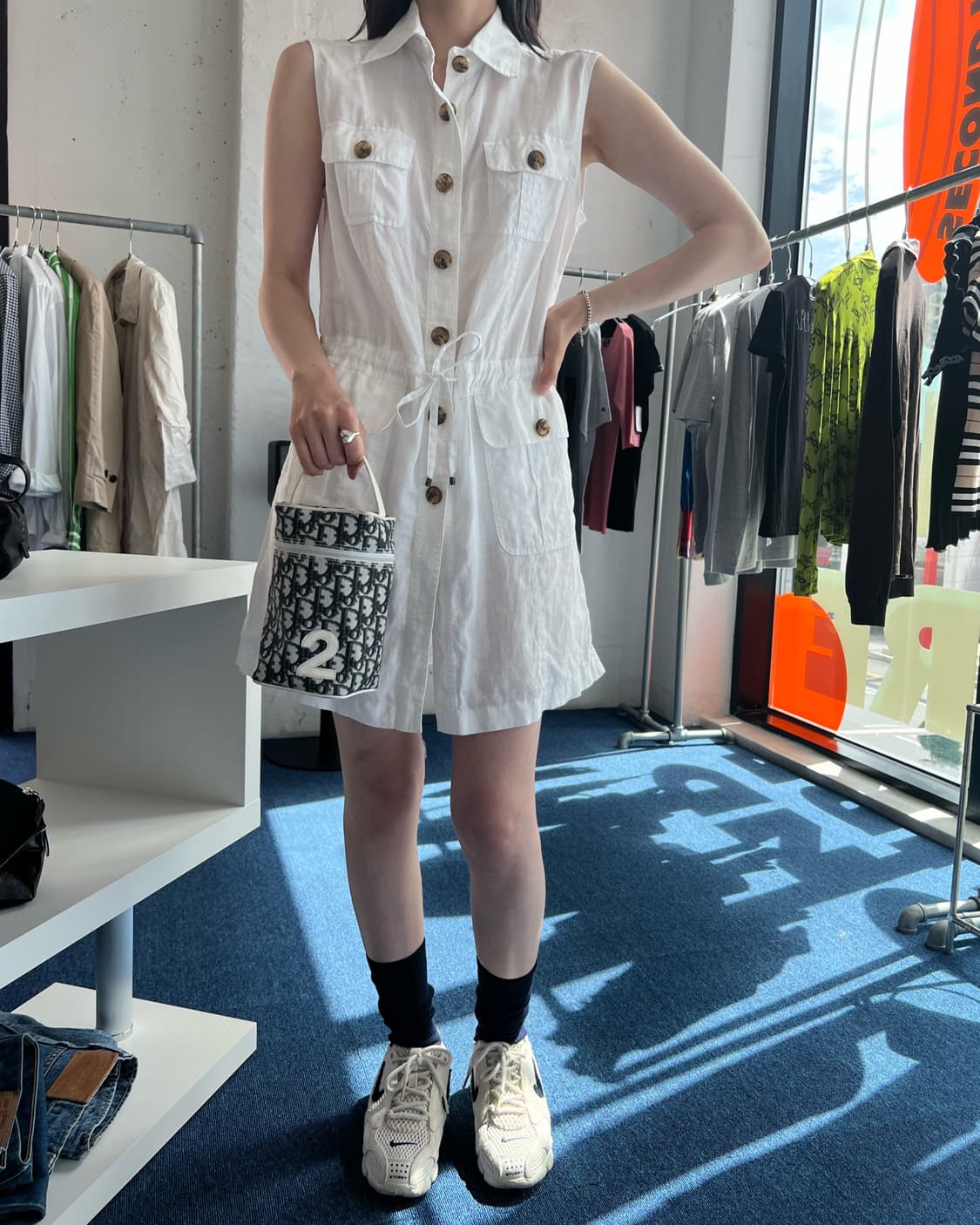 버버리 리넨 원피스 상품이미지5