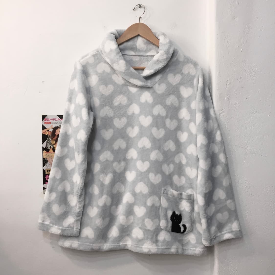 하트 깜냥 수면잠옷 상의 상품이미지1