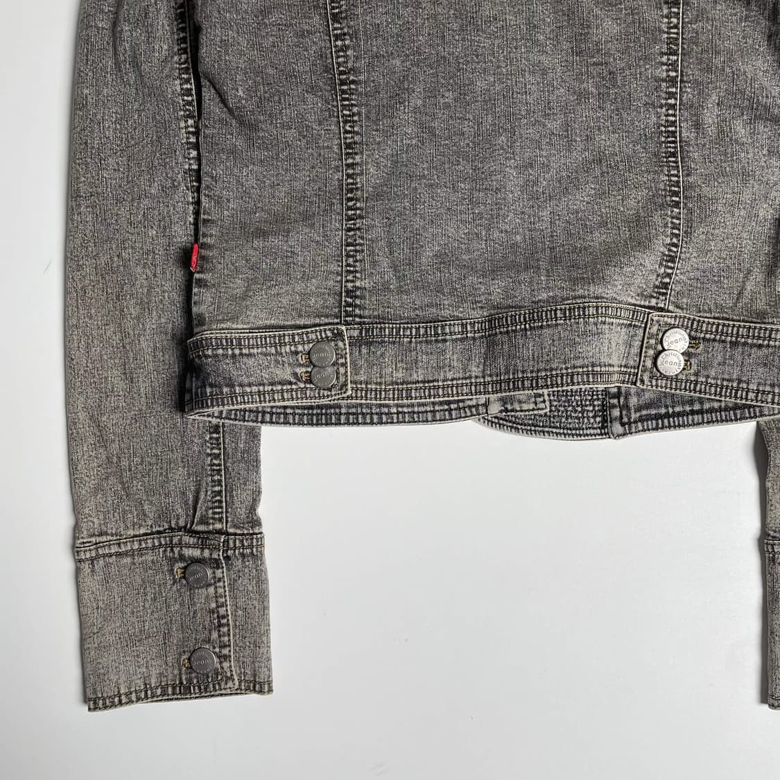 Chrisitan lacroix  레더 레터링 데님 자켓 상품이미지8