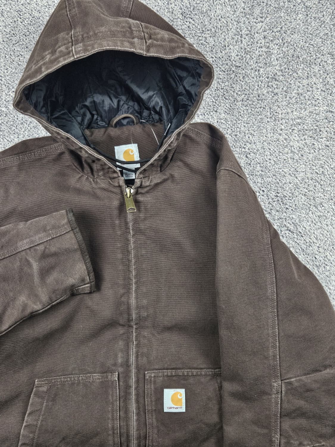 칼하트 덕 캔버스 액티브 후드 워크 자켓 ( S ) / 10254 상품이미지6