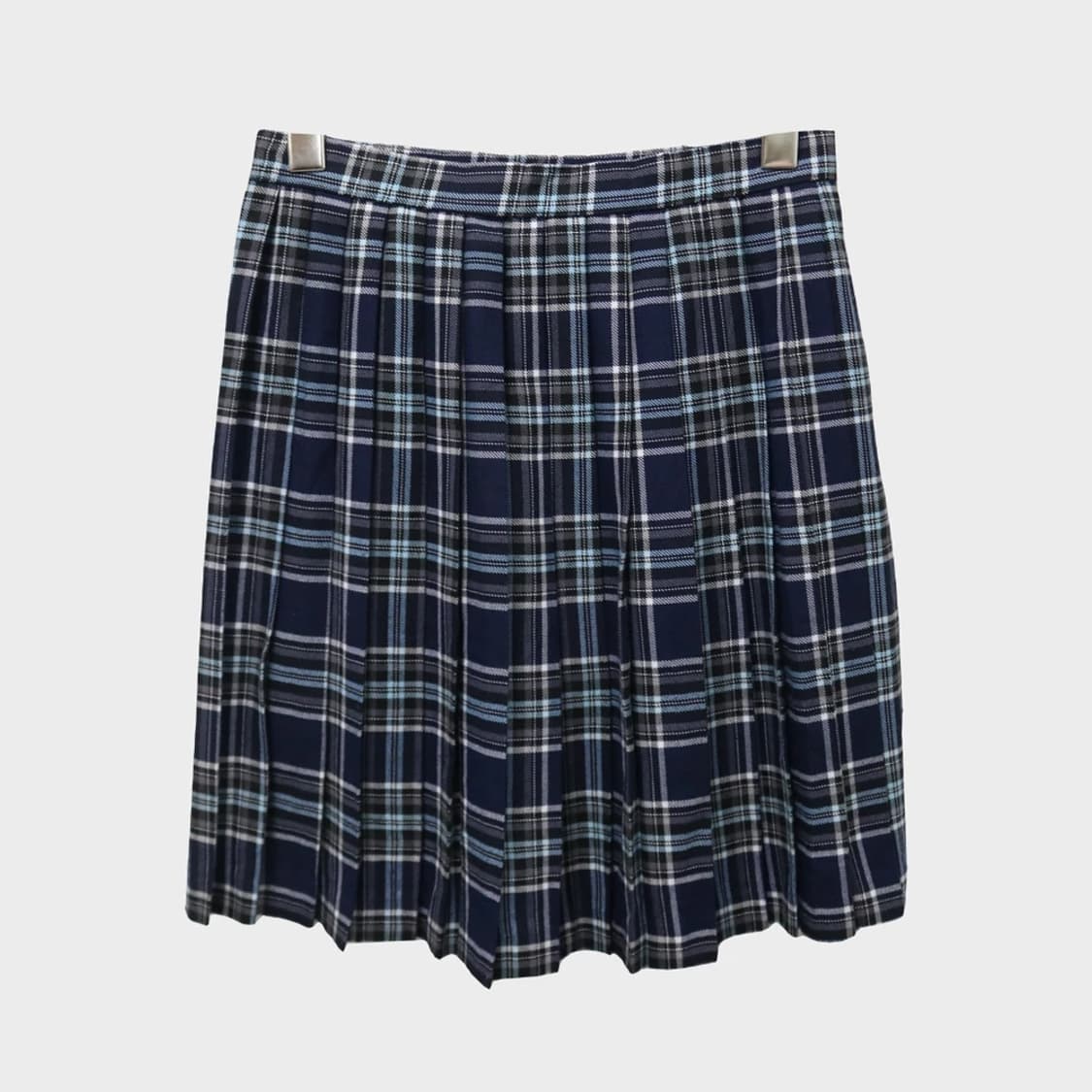 프레피룩 체크 미디 플리츠 스커트 62434 상품이미지2