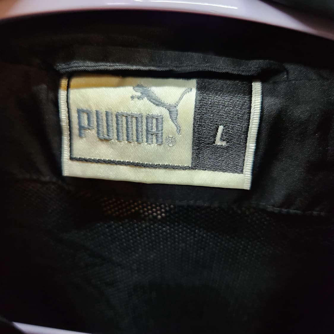 올드스쿨 푸마 사이드라인 로고 바람막이 L(XL) 상품이미지5