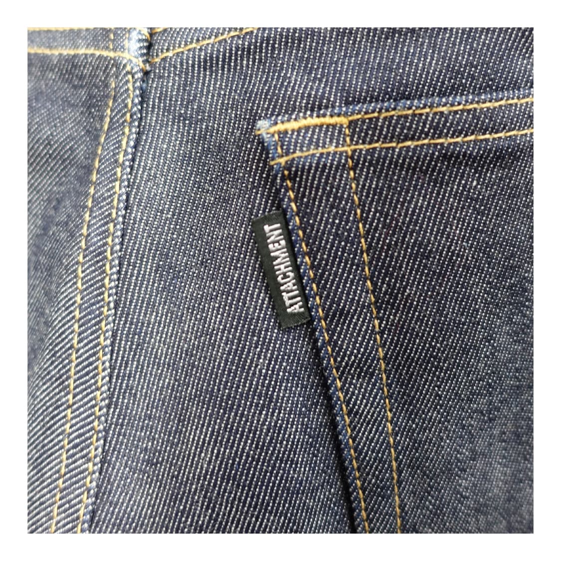 [3]ATTACHMENT 어태치먼트 셀비지 슈퍼 스트레치 원워시 데님 상품이미지8