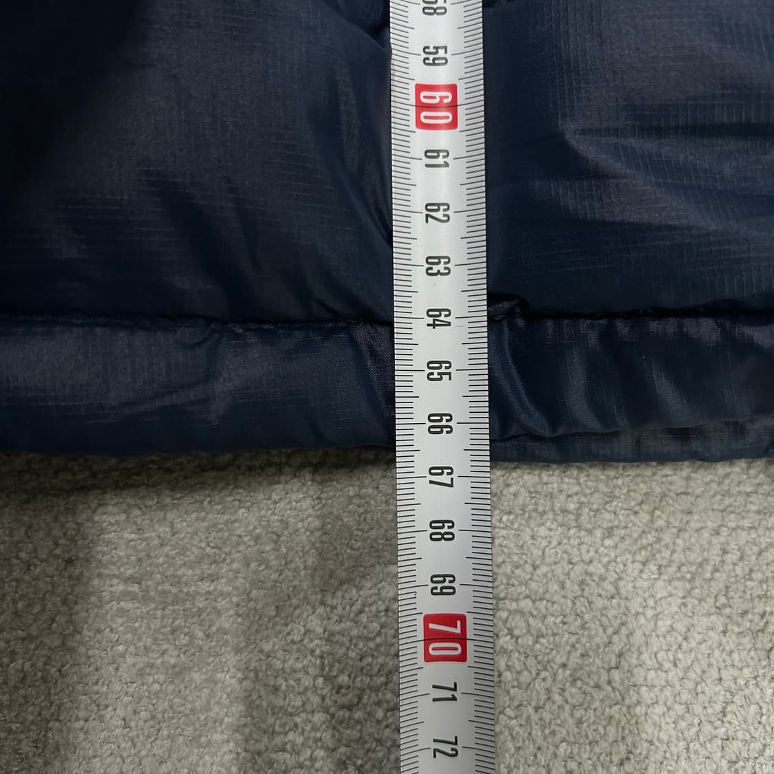 노스페이스 700 패딩 조끼 네이비/블랙 m 상품이미지5