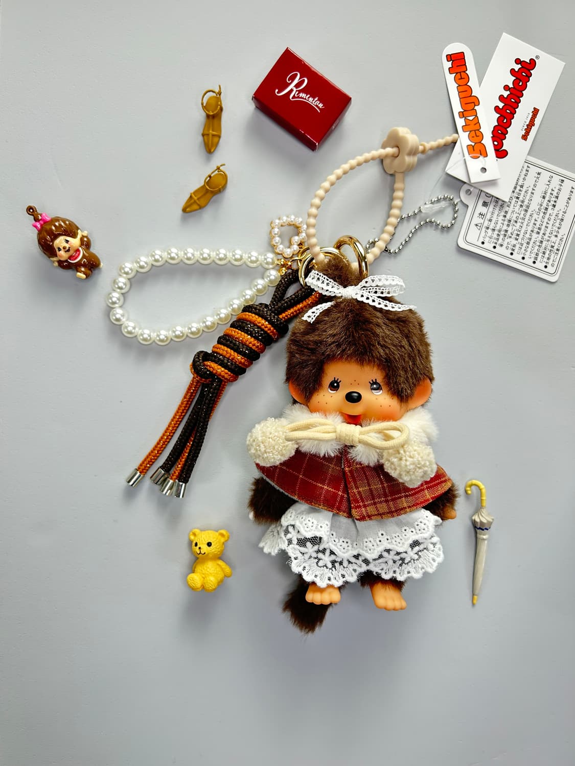 (39)정품몬치치 🤎🧡레이스체크 상품이미지4