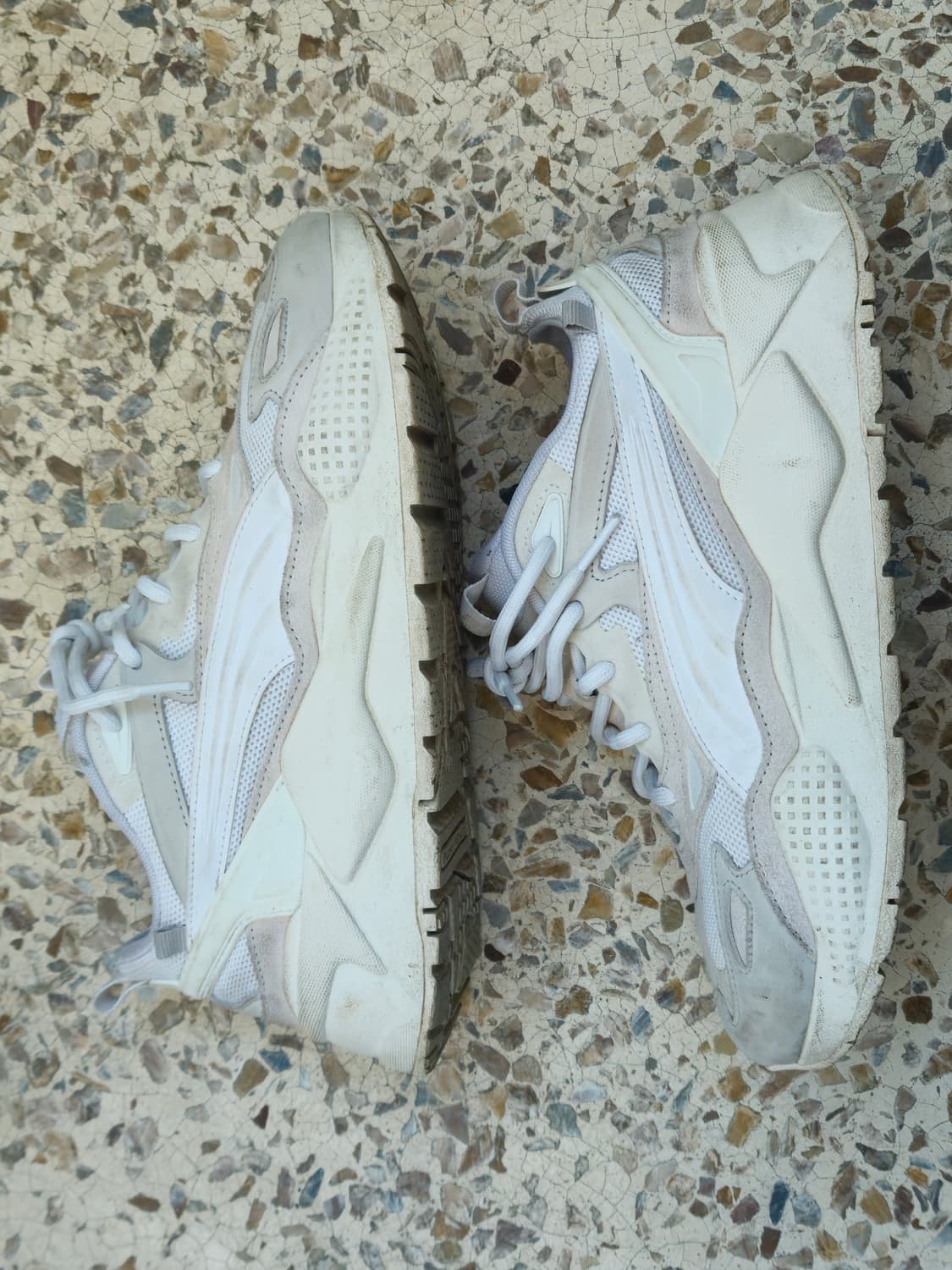 푸마 RS-X 아이보리 운동화 270mm 상품이미지5