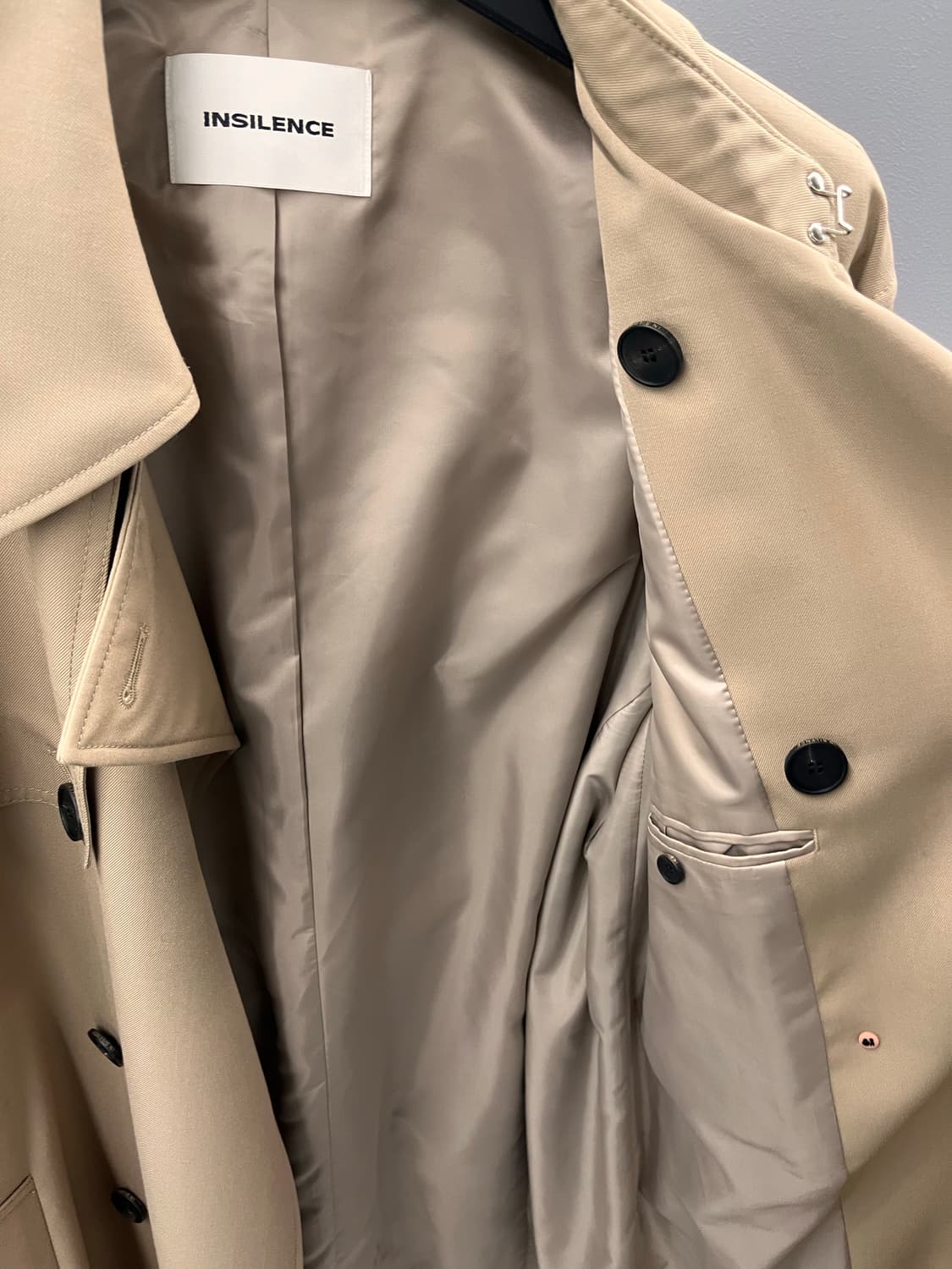 인사일런스 INSILENCE 트렌치 코트 L 상품이미지2