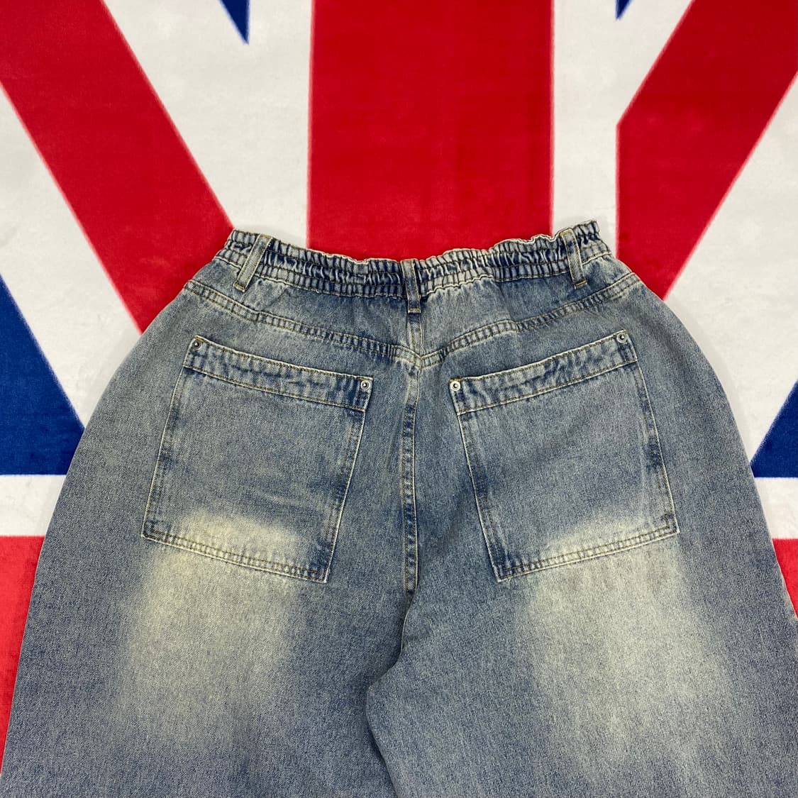 빈티지 데님 벌룬팬츠 S 실측 M  상품이미지4