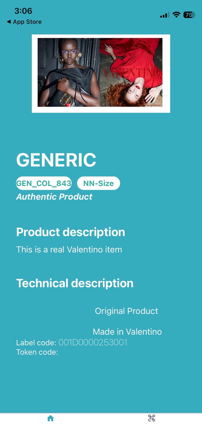 발렌티노 로고 티셔츠 XL 상품이미지5