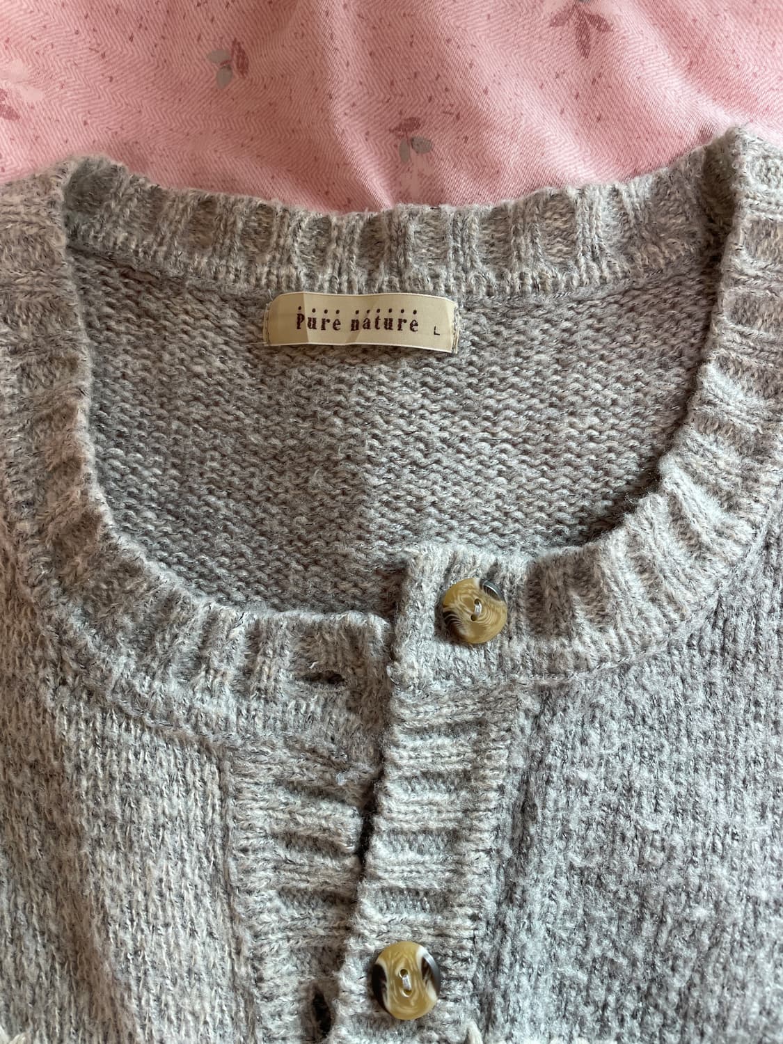 반팔니트가디건 상품이미지2