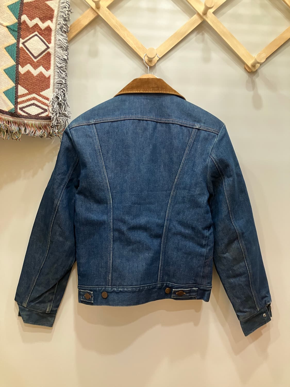 80s wrangler jr720nv 랭글러 블랭킷 데님 자켓 상품이미지2
