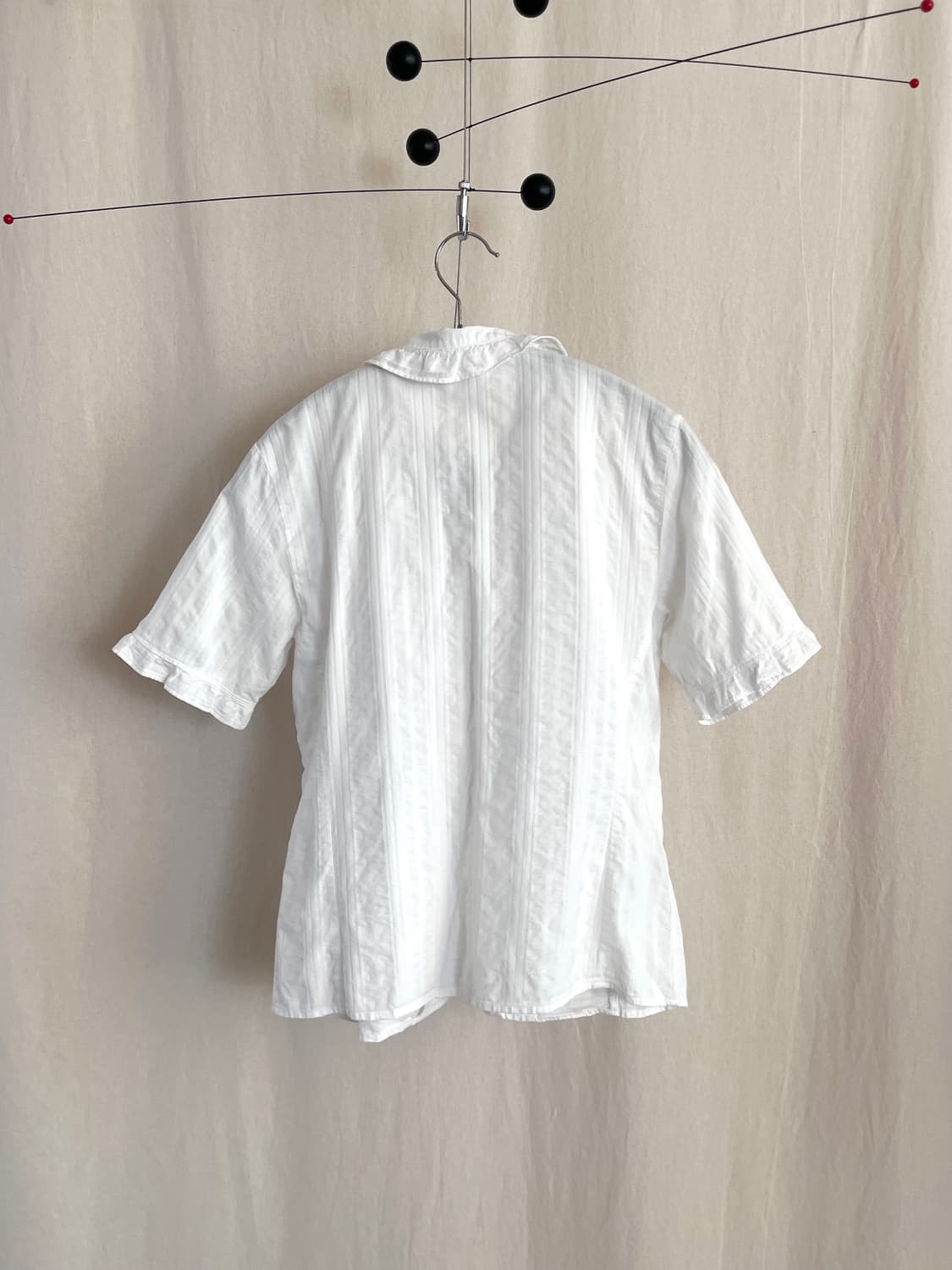Cozy Ruffle Half Blouse 상품이미지5