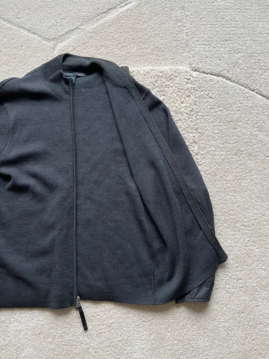 메트로폴리탄 뷰 하프넥 집업 니트 (100-103) 상품이미지7