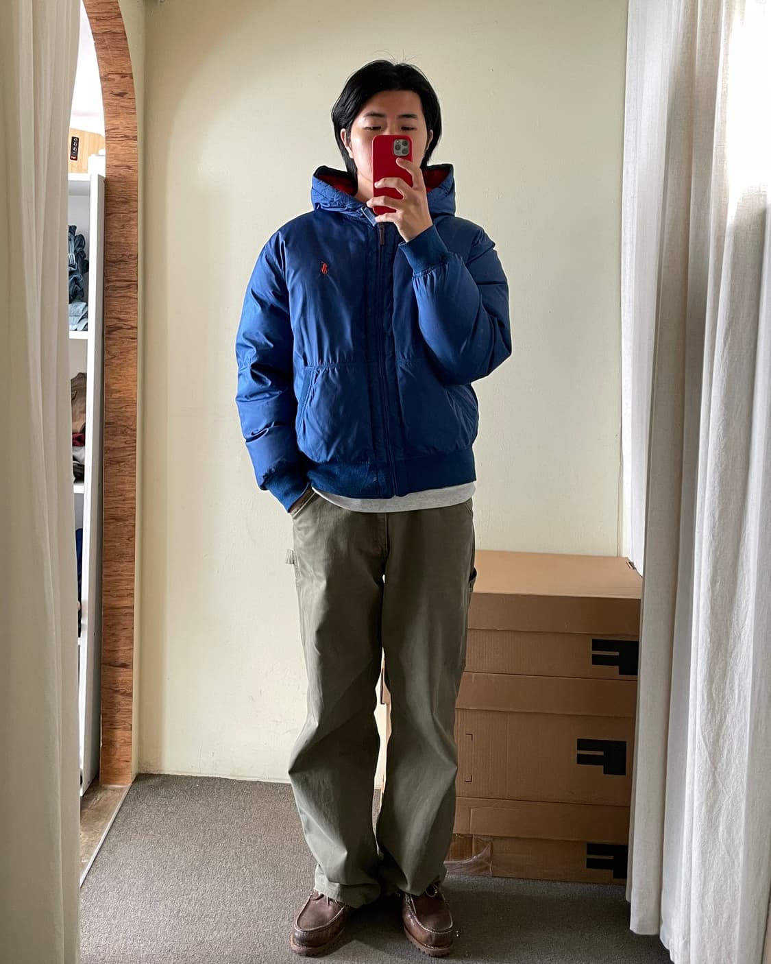 Polo Ralph Lauren down puffer jacket XL 상품이미지4