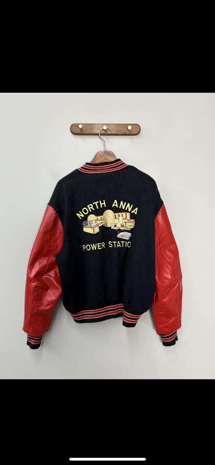 빈티지 DeLong 모직 레더 바시티자켓 H2231 상품이미지4