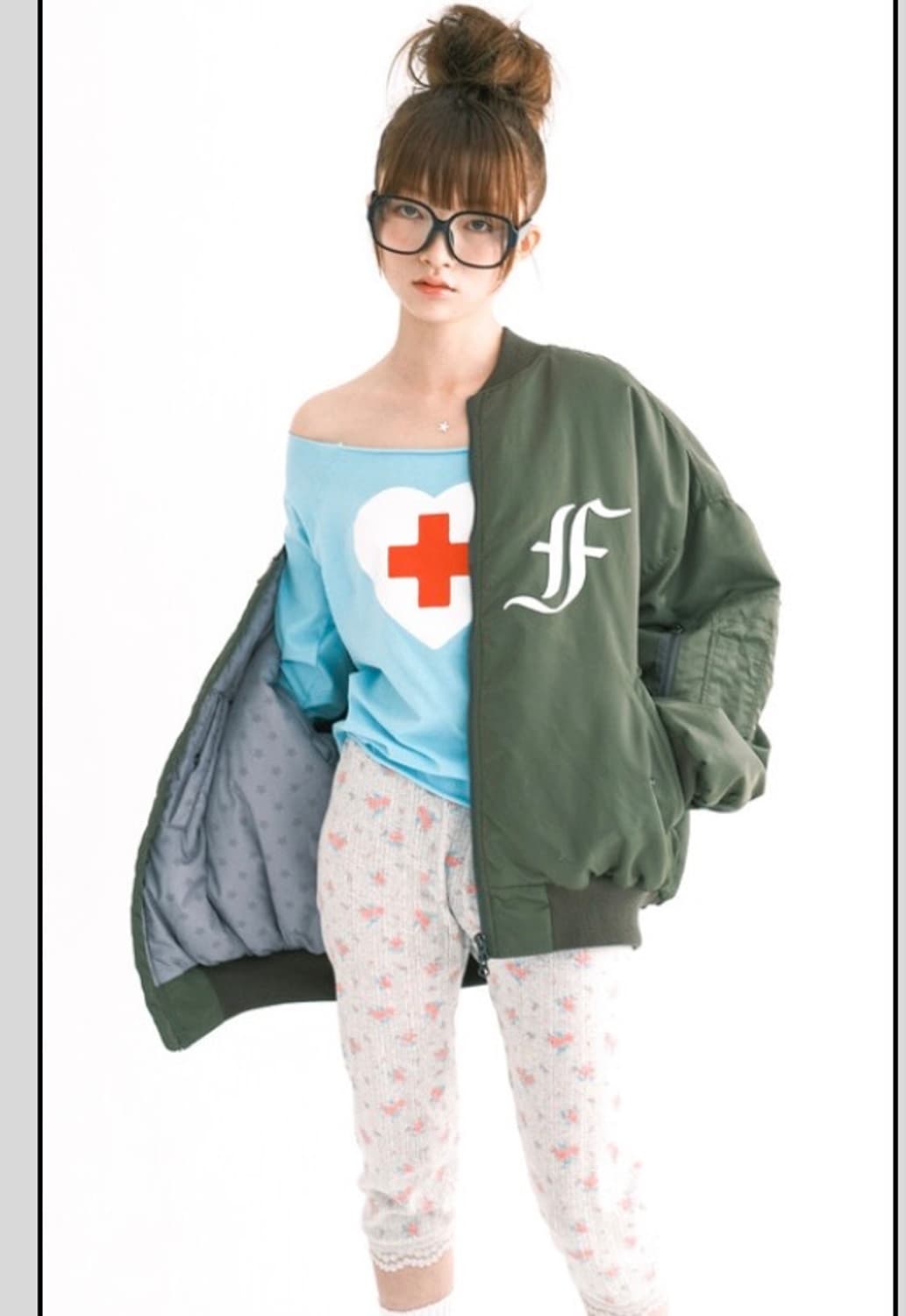 구함)샵페어리 봄버자켓 카키 구해요 상품이미지1