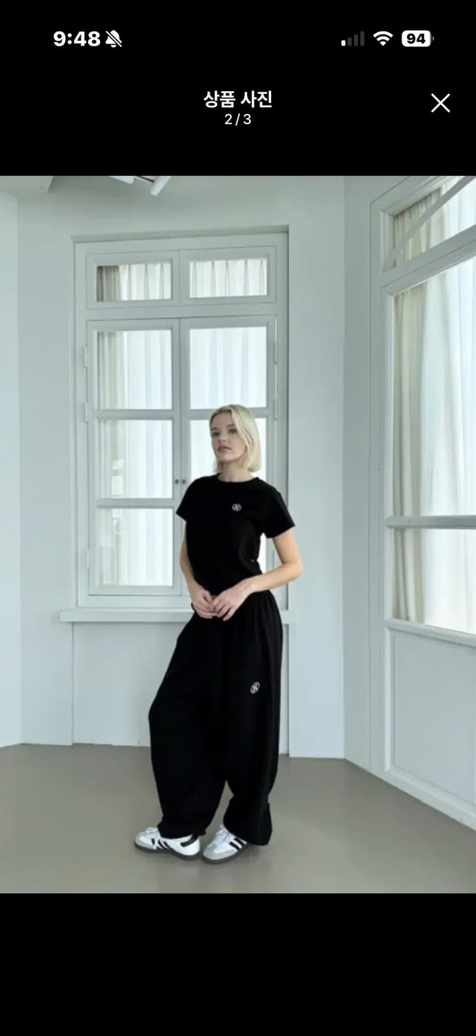 더미스테리어스호텔 베이직 츄리닝 팬츠 블랙 새상품 상품이미지2