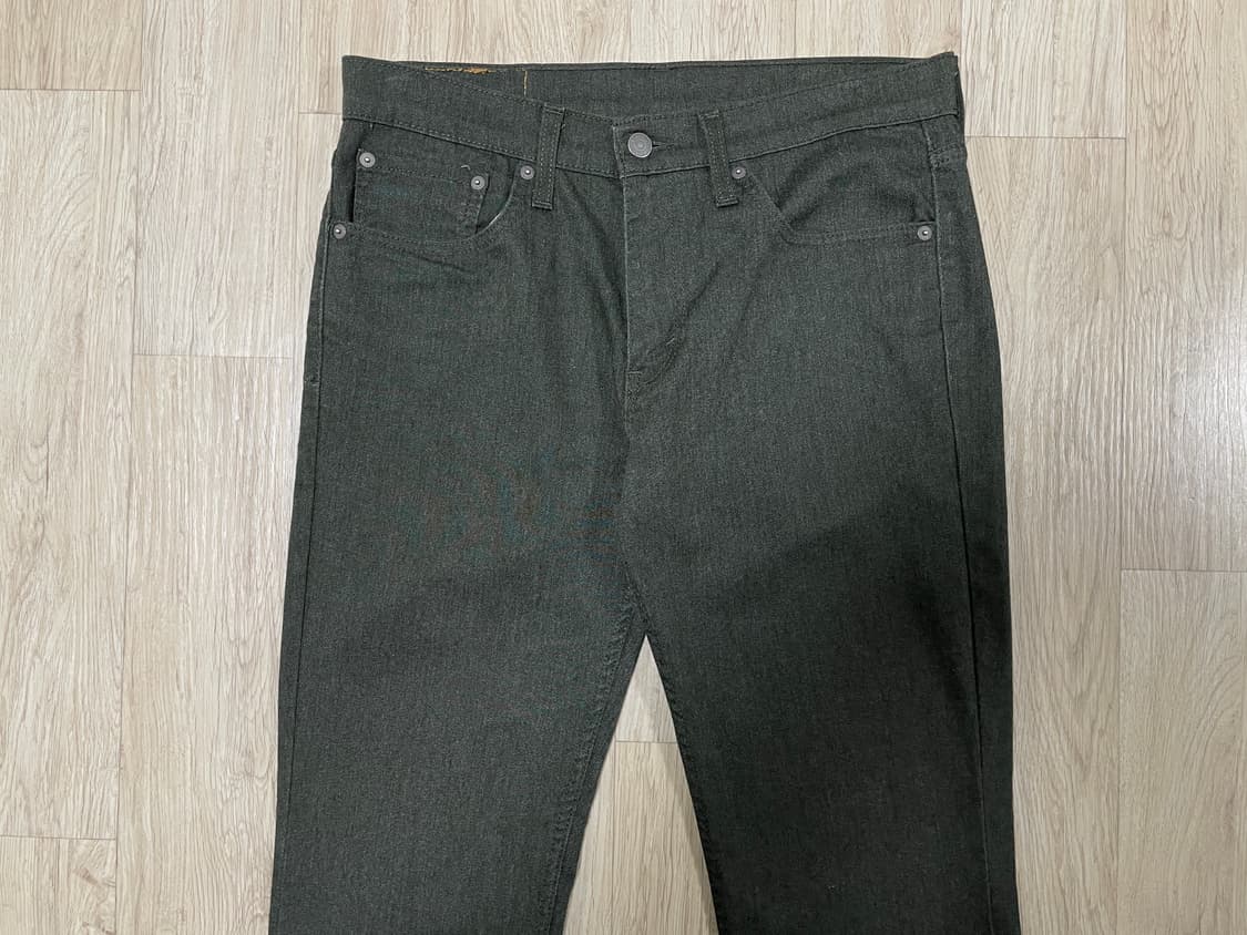 31) 리바이스 매장판 511 슬림핏 다크카키 데님팬츠(LVC&폴로) 상품이미지4