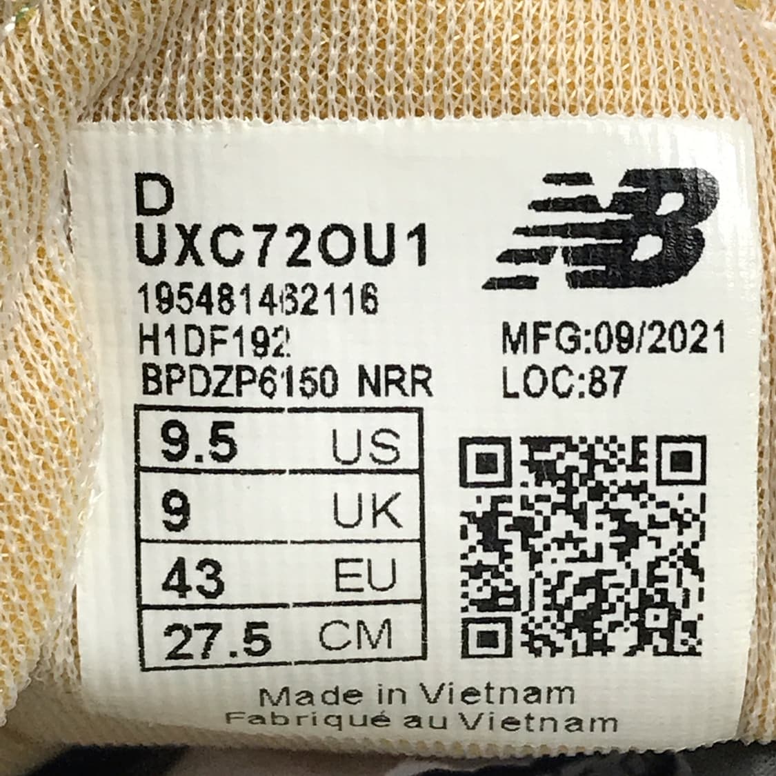 뉴발란스 XC72 그린 스니커즈 신발 남성275 상품이미지10