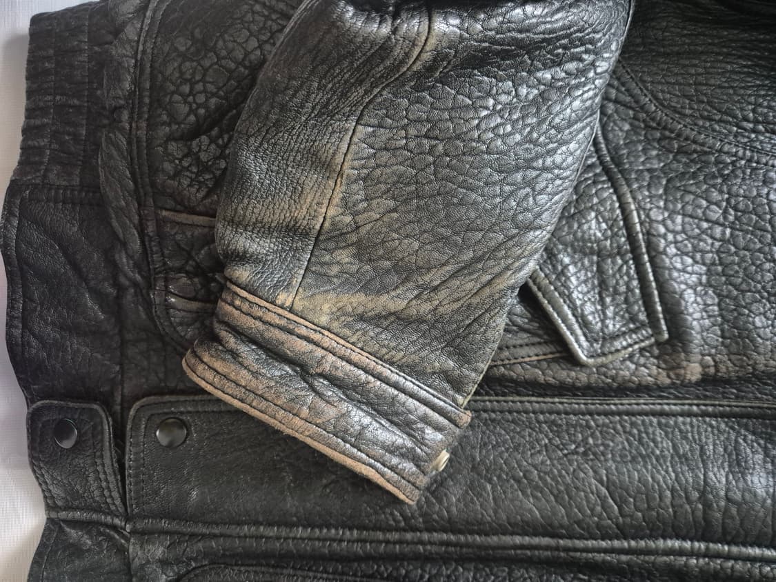 재패니즈 빈티지 오버사이즈 가죽자켓 상품이미지5