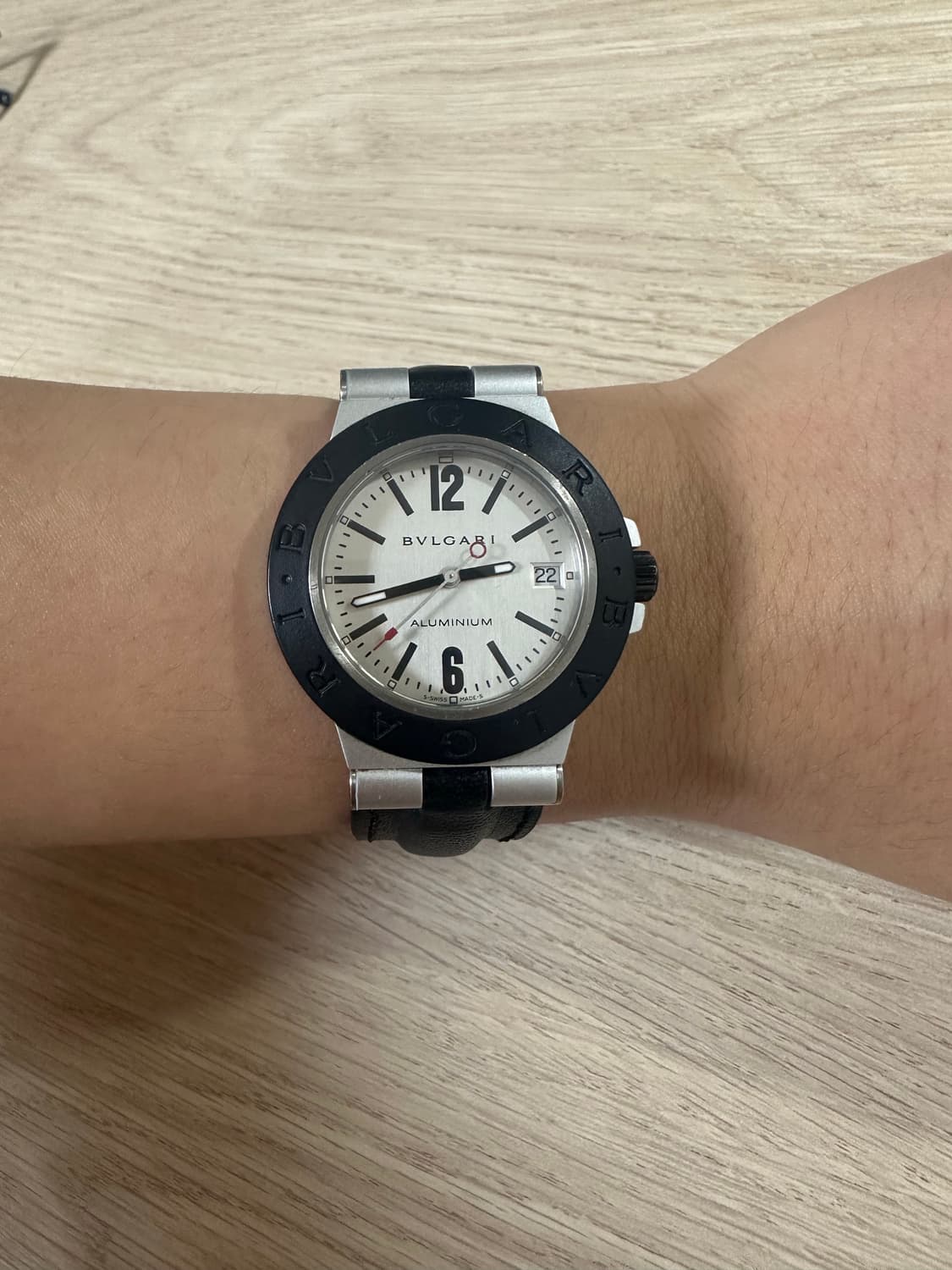 불가리 불가리 알루미늄 워치 시계 알루미늄,그레이 다이얼 상품이미지4