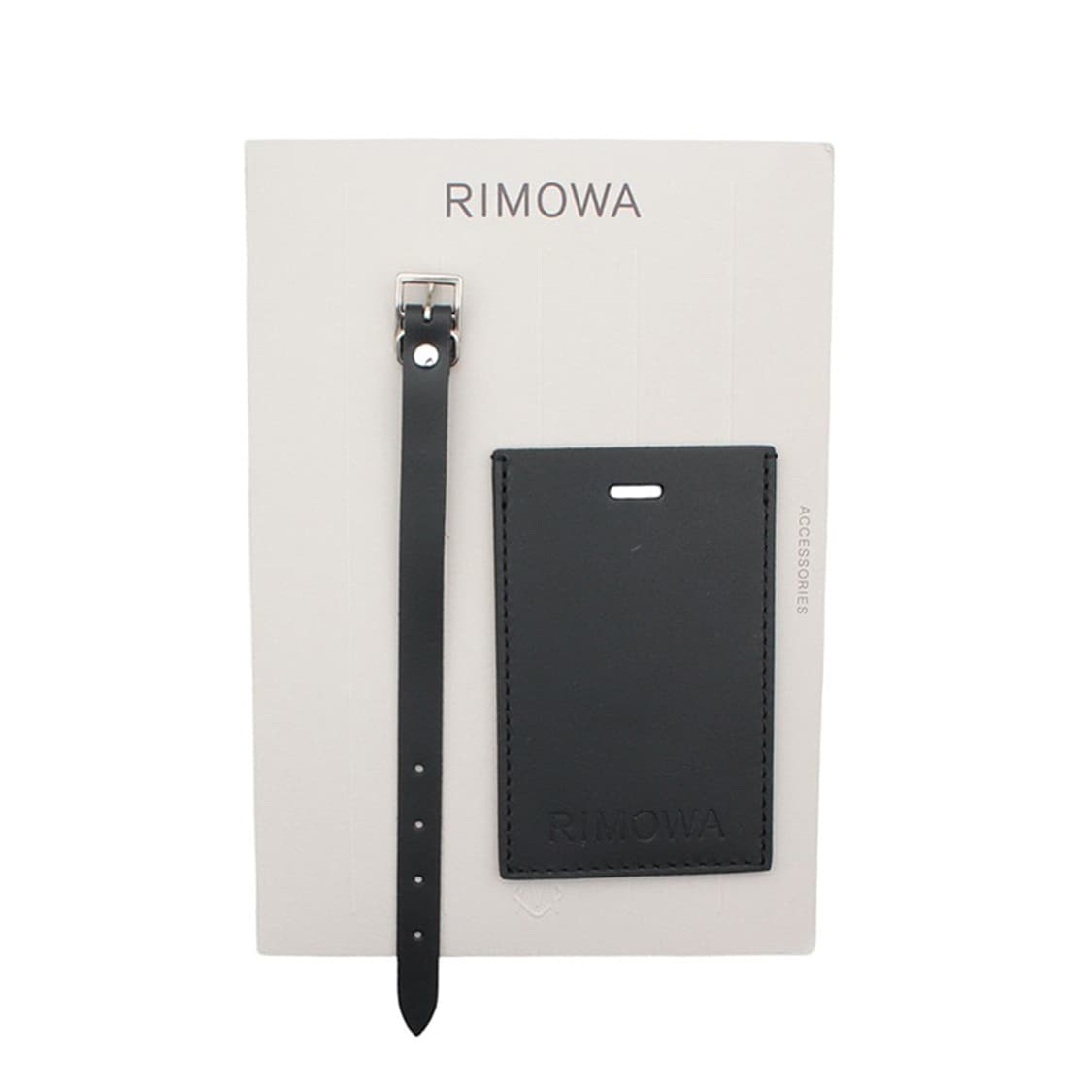 리모와 블랙 레더 러기지 네임택 세트 상품이미지1