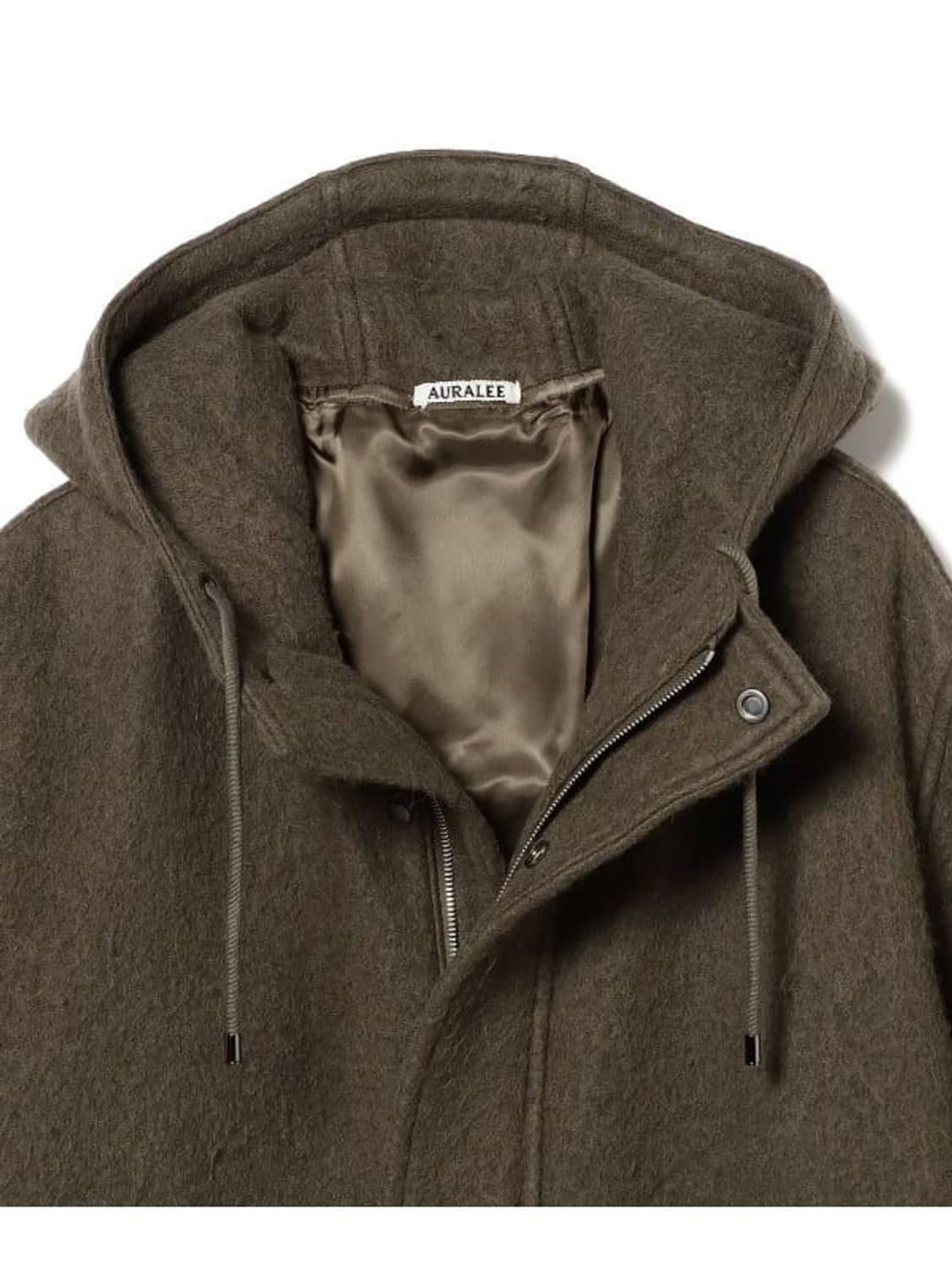 오라리 AURALEE 브러시드 알파카 울 코트 상품이미지4
