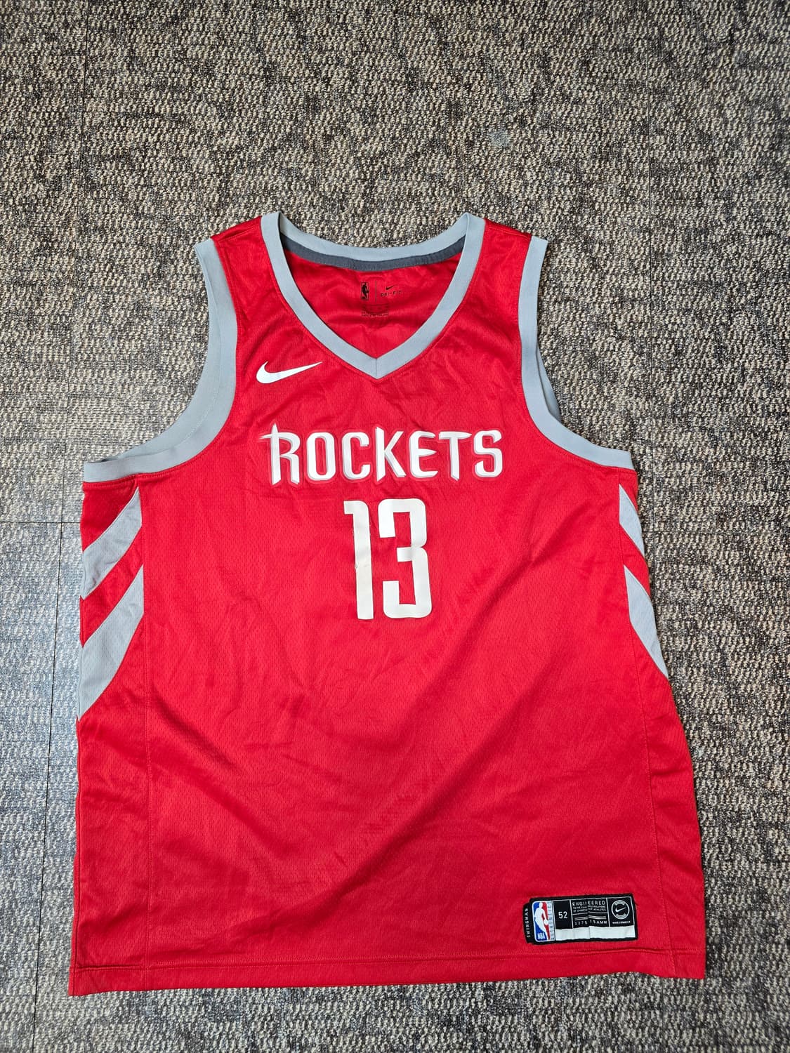 NBA 제임스 하든 휴스턴 로케츠 스윙맨 저지 52(XL) 상품이미지1