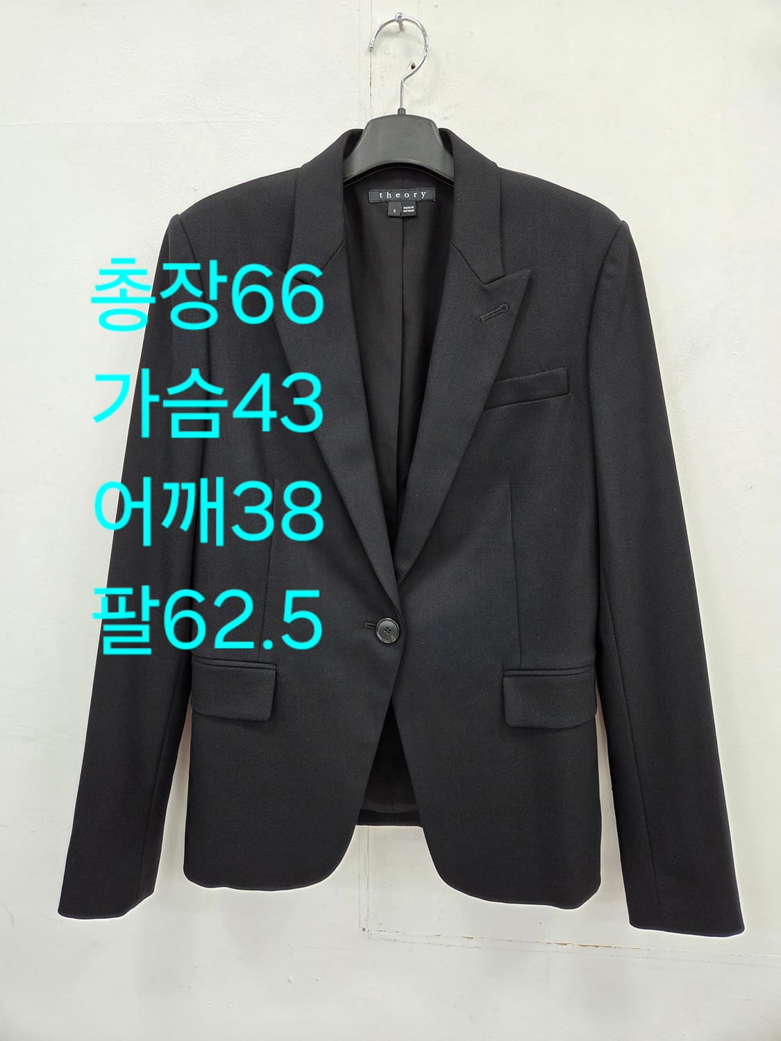 2사이즈 Theory 띠어리 블레이저 블랙 여성 자켓 상품이미지1