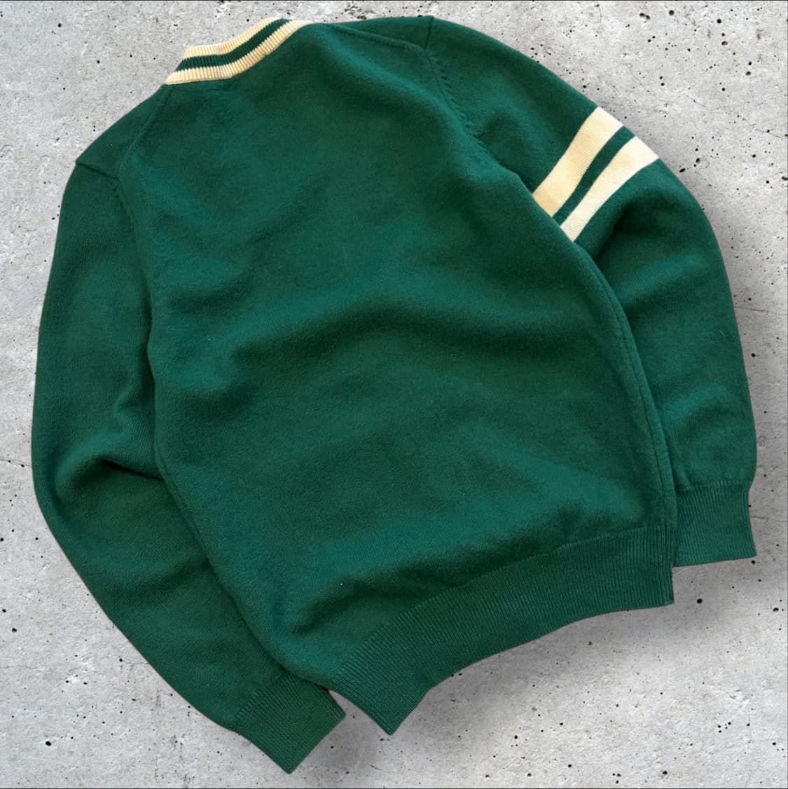 [95] 라코스테 울 그린 가디건 C424 상품이미지2