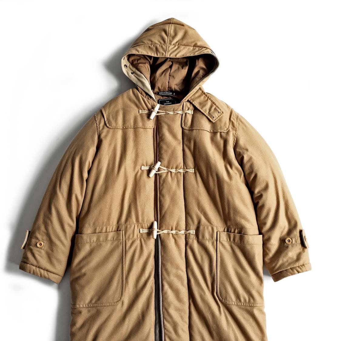 글로버올 빔즈 패디드 울 캐시미어 더플코트 50 상품이미지2