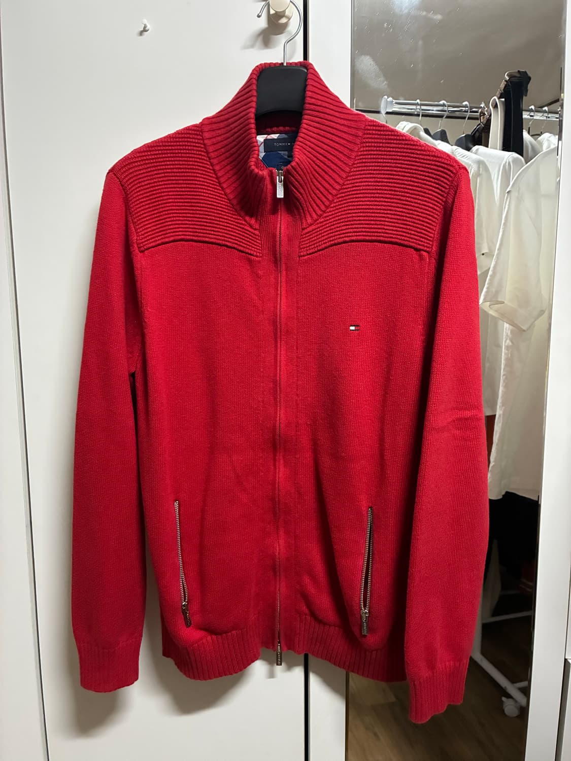 [새상품] 타미힐피거 니트 집업 (L / 100) 상품이미지1