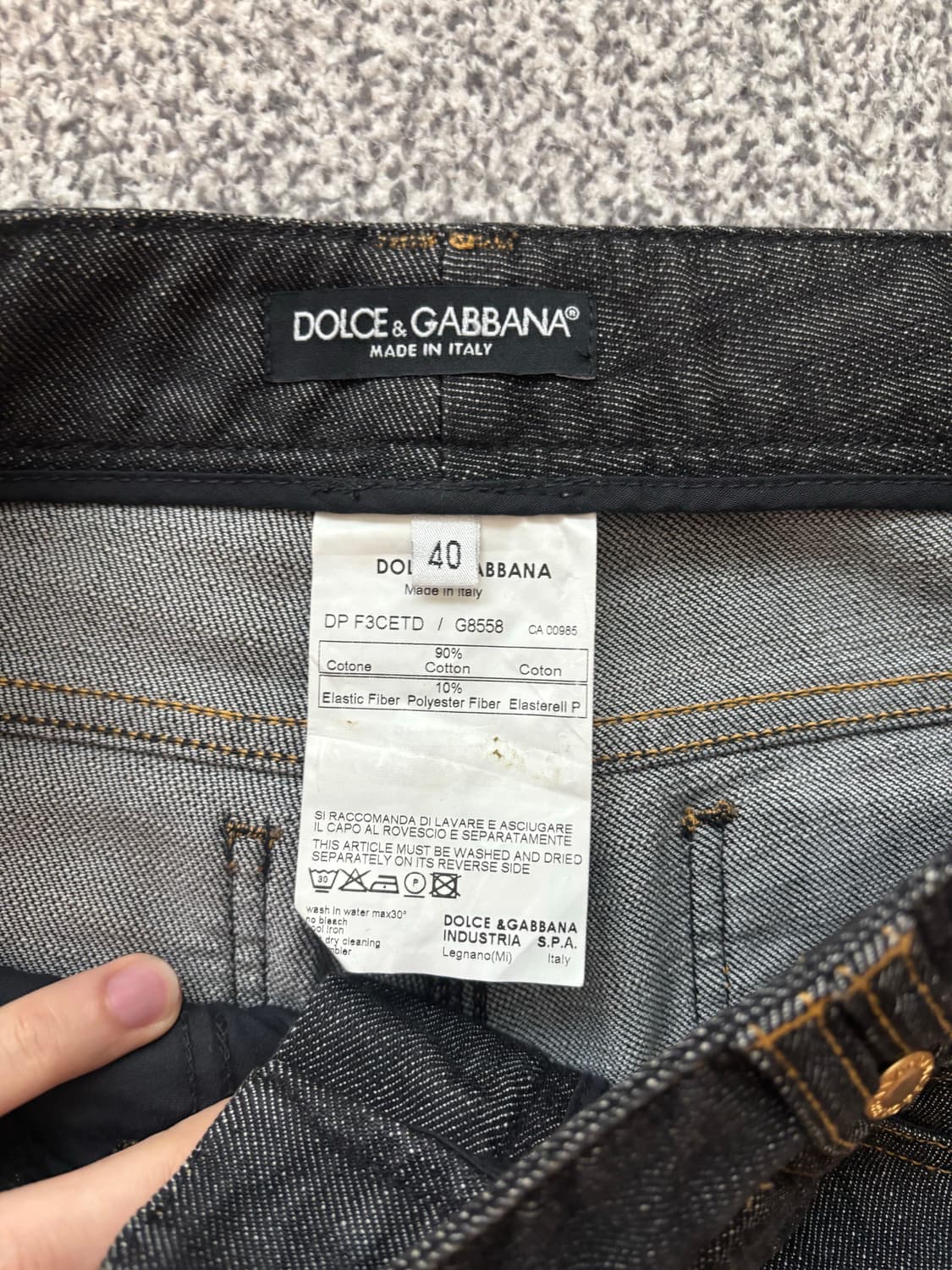 Dolce & Gabba 데님 팬츠 상품이미지4