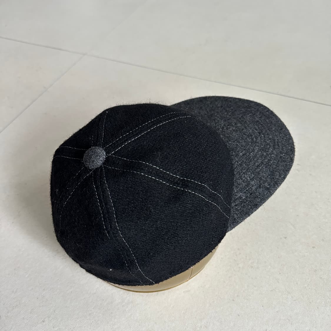 풀카운트 빈티지 울 베이스볼 캡 블랙그레이 상품이미지2