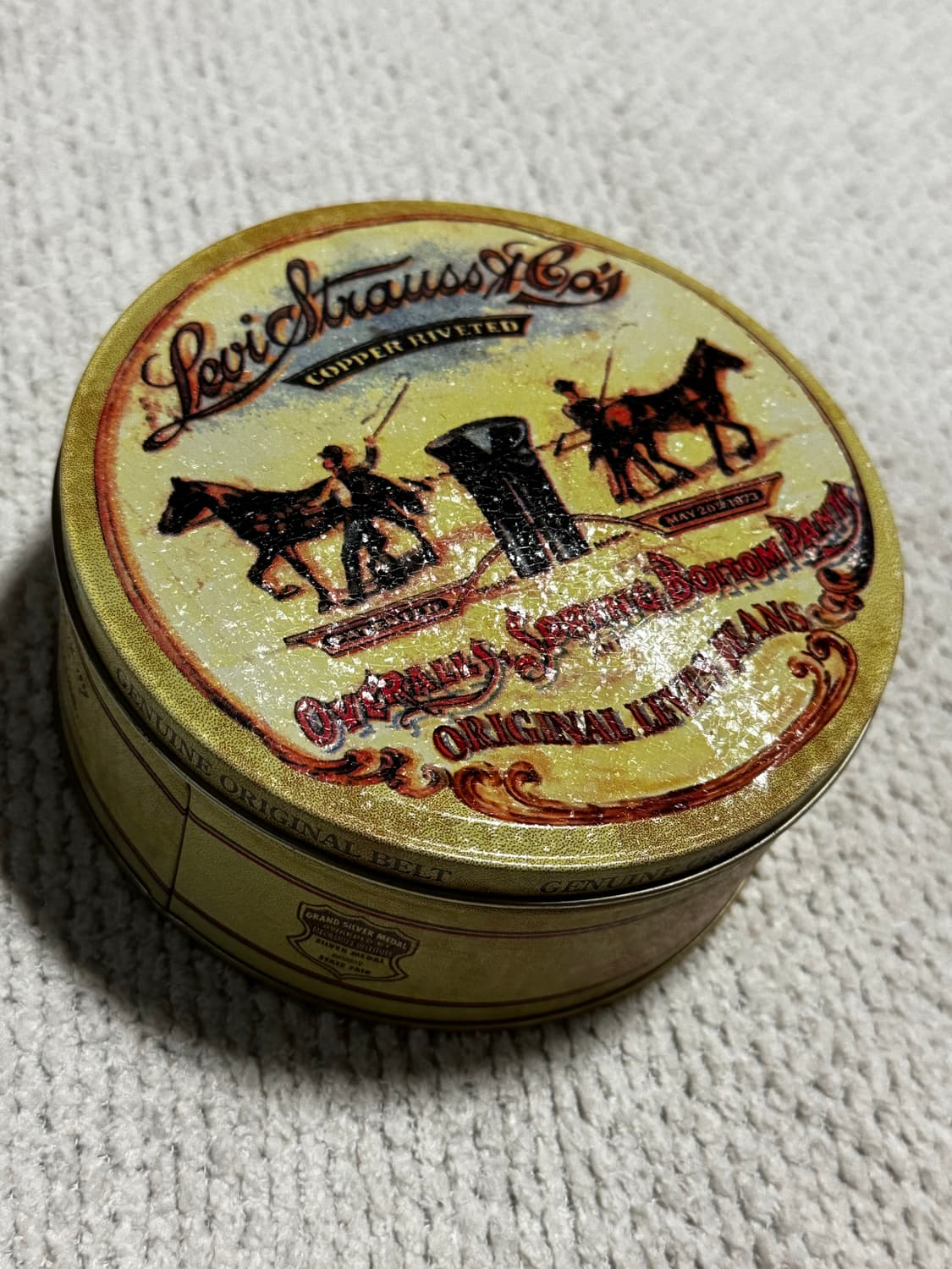 리바이스 탑그레인 홀스하이드 위빙벨트 블랙 새상품 상품이미지2