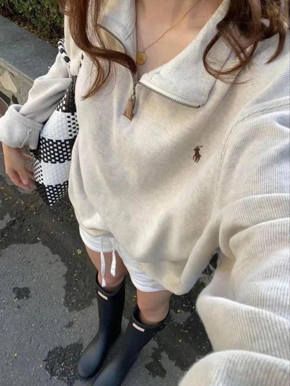 폴로 랄프로렌 에스테이트 쿼터집 하프집업 S 상품이미지6